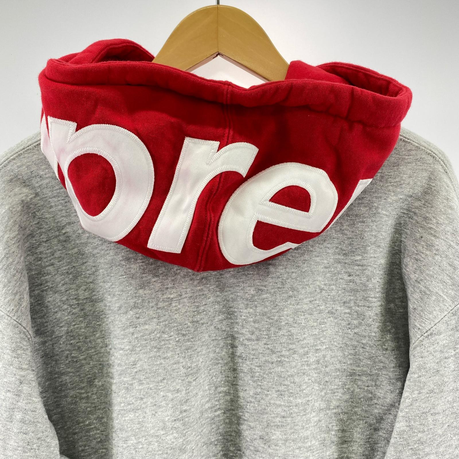 パーカー 21FW Contrast Hooded Sweat Shirt M グレー