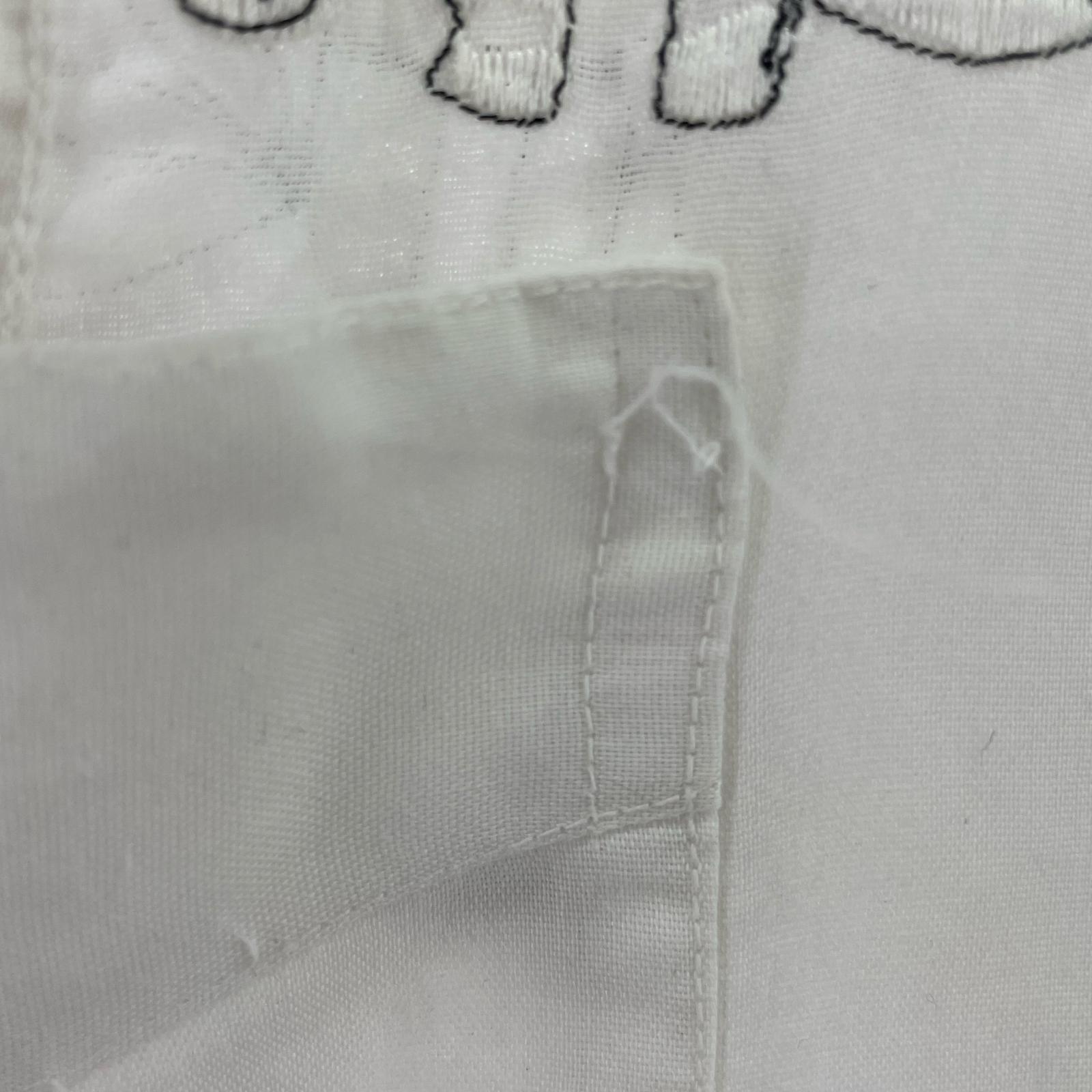 半袖シャツ 70S Men Lor キューバシャツ 白 40 ホワイト