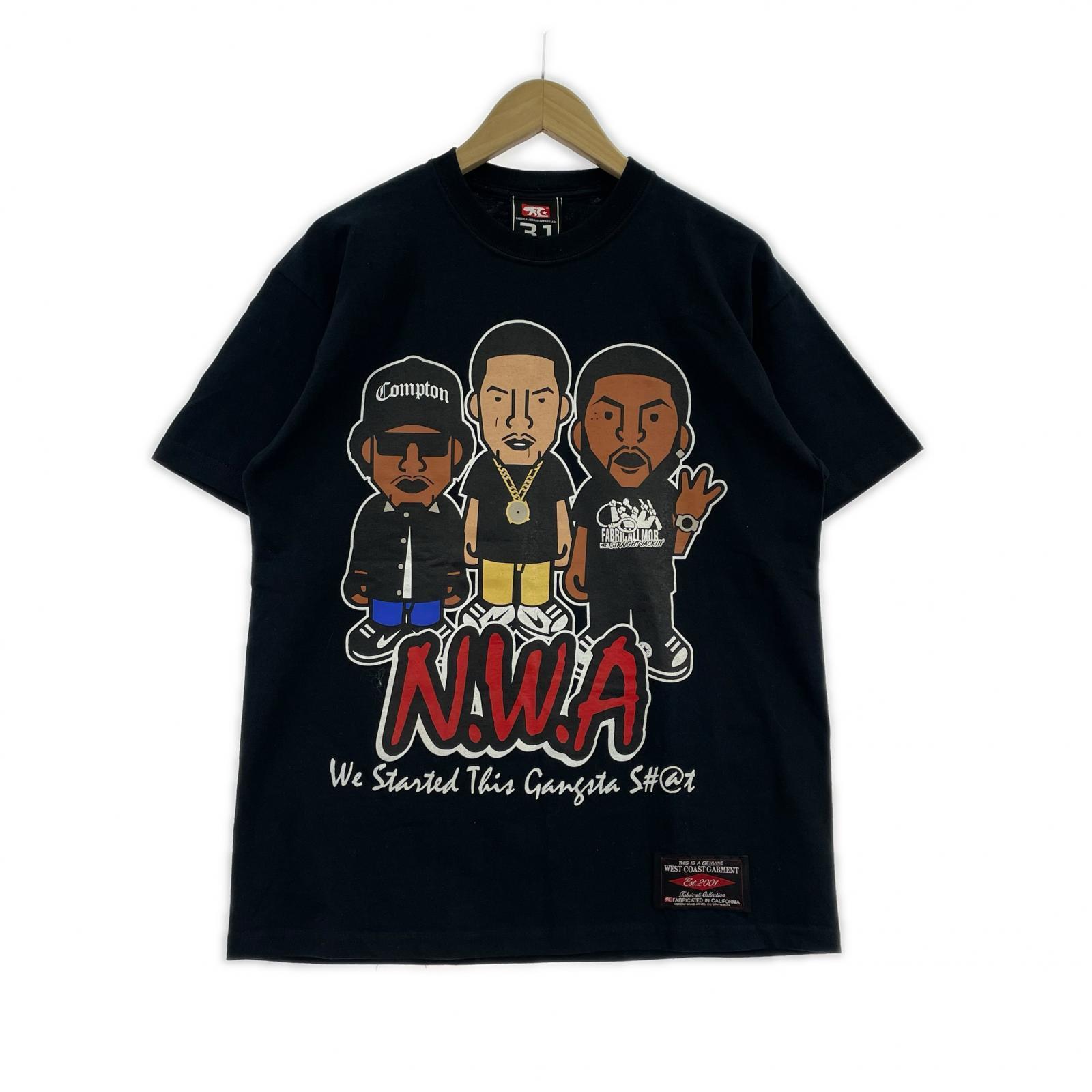 半袖Ｔシャツ 00s N.W.A by Fabricaii Tee BLK M ブラック