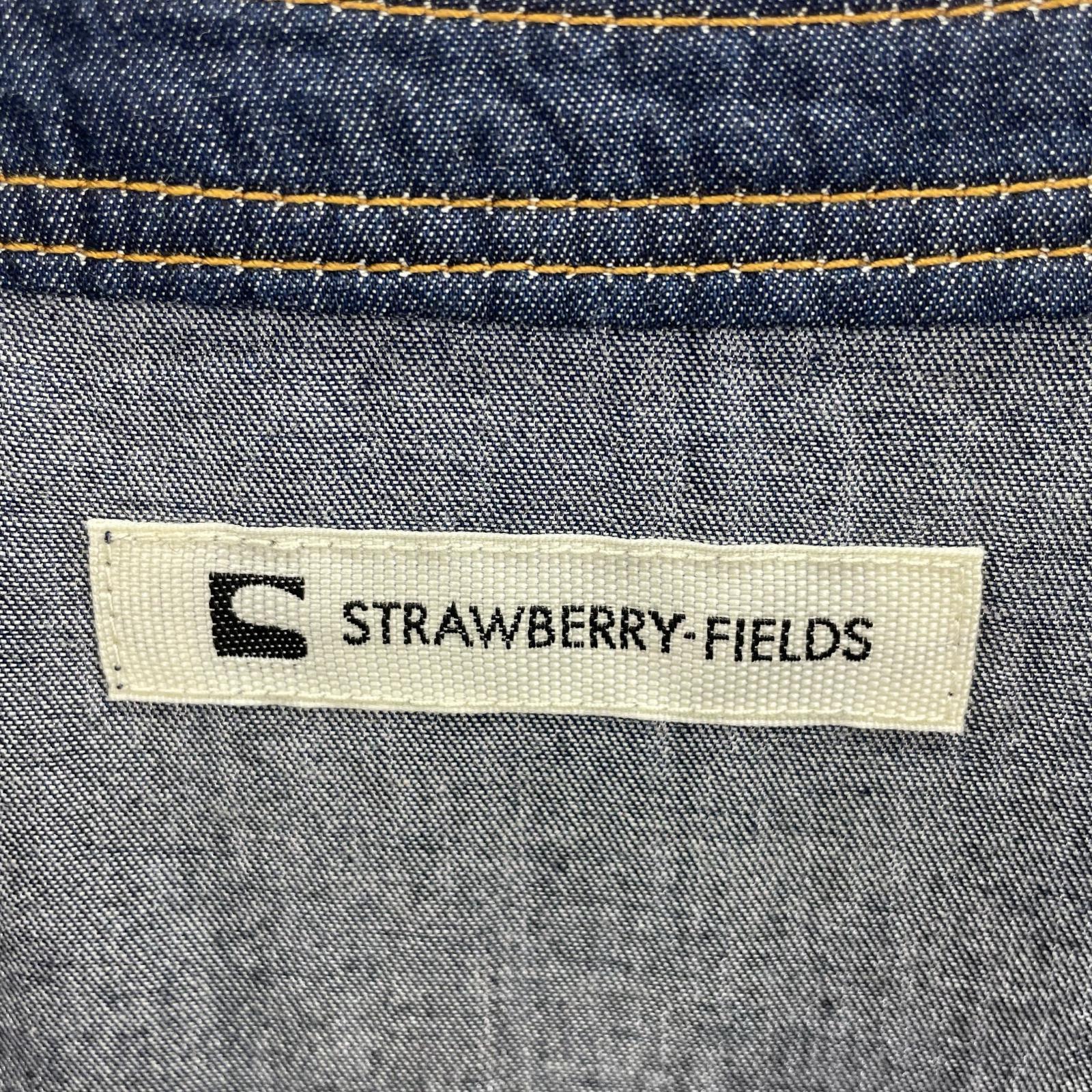ワンピース STRAWBERRY-FIELDS シャツワンピース ブルー