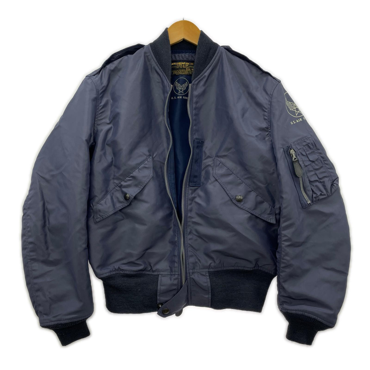 ジャケット MA-1 初期 復刻 36 ネイビー