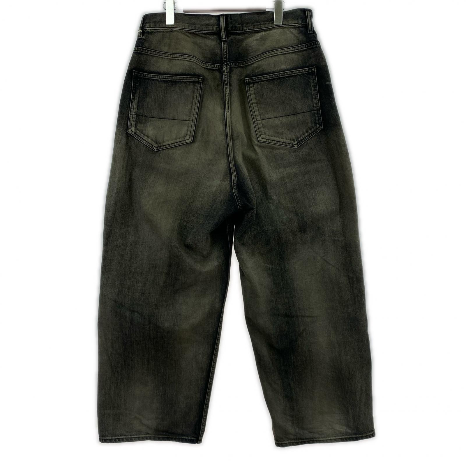 デニムパンツ DAMAGE WIDE 5P DENIM PANTS 2 ブラック