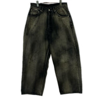 デニムパンツ DAMAGE WIDE 5P DENIM PANTS 2 ブラック