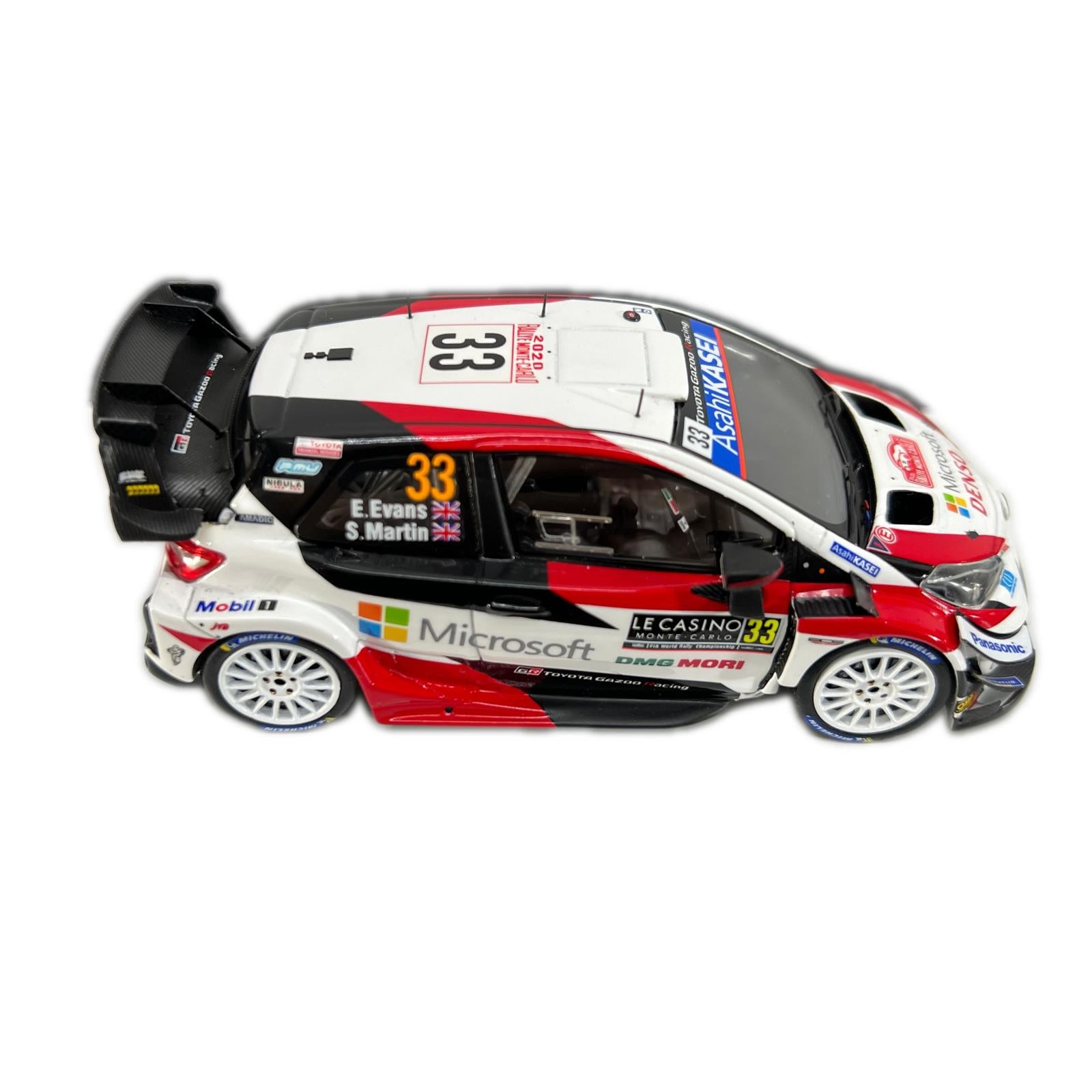 SPARK 1/43 TOYOTA Yaris WRC TOYOTA GAZOO スケールカー　 T O Y O T A Yaris W R C G AZ00 スケールカー