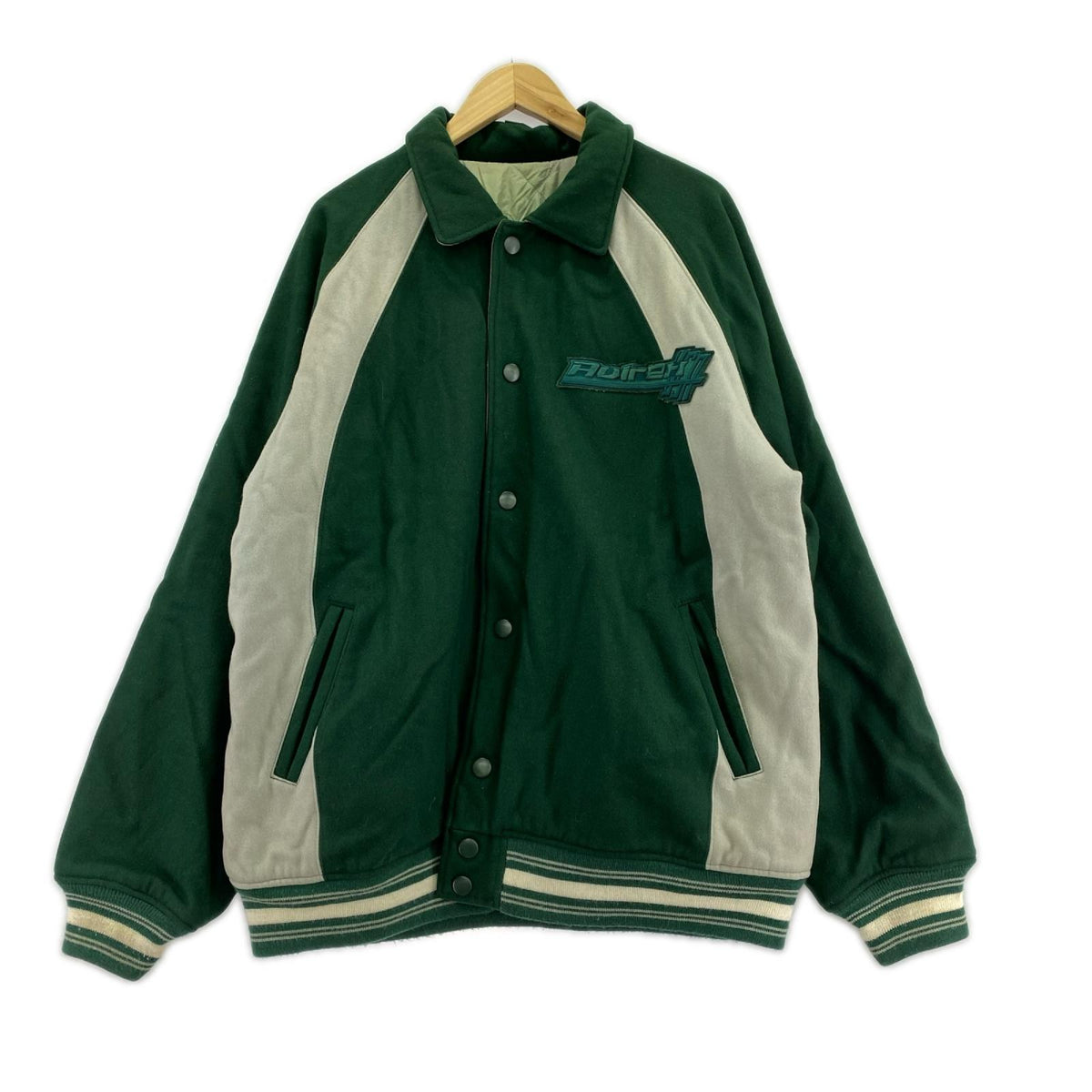 ジャケット 90s ｽﾀｼﾞｬﾝ　緑 グリーン