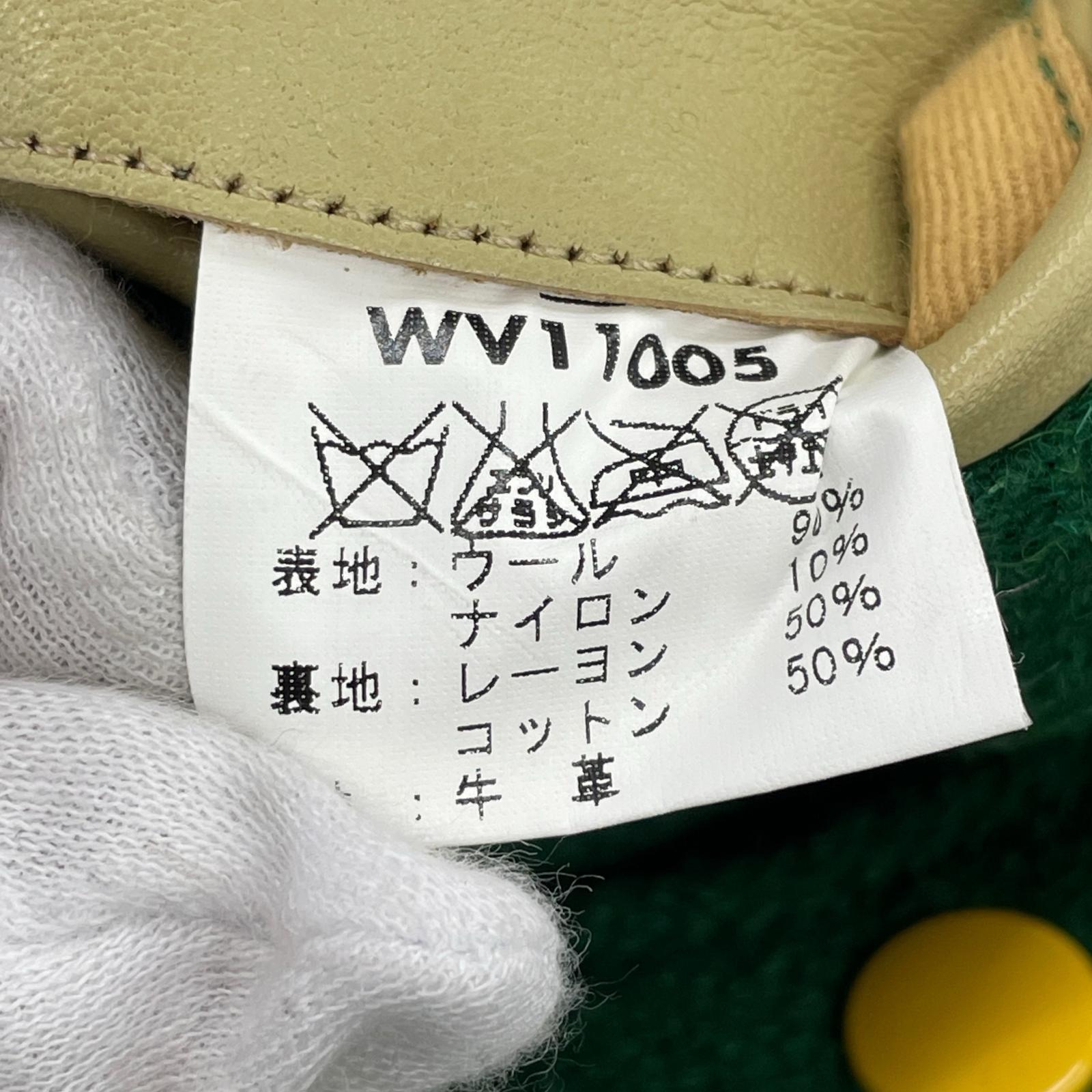ジャケット 東洋 Whitesville ロードランナー フルデコ スタジャン 36 緑 36 グリーン