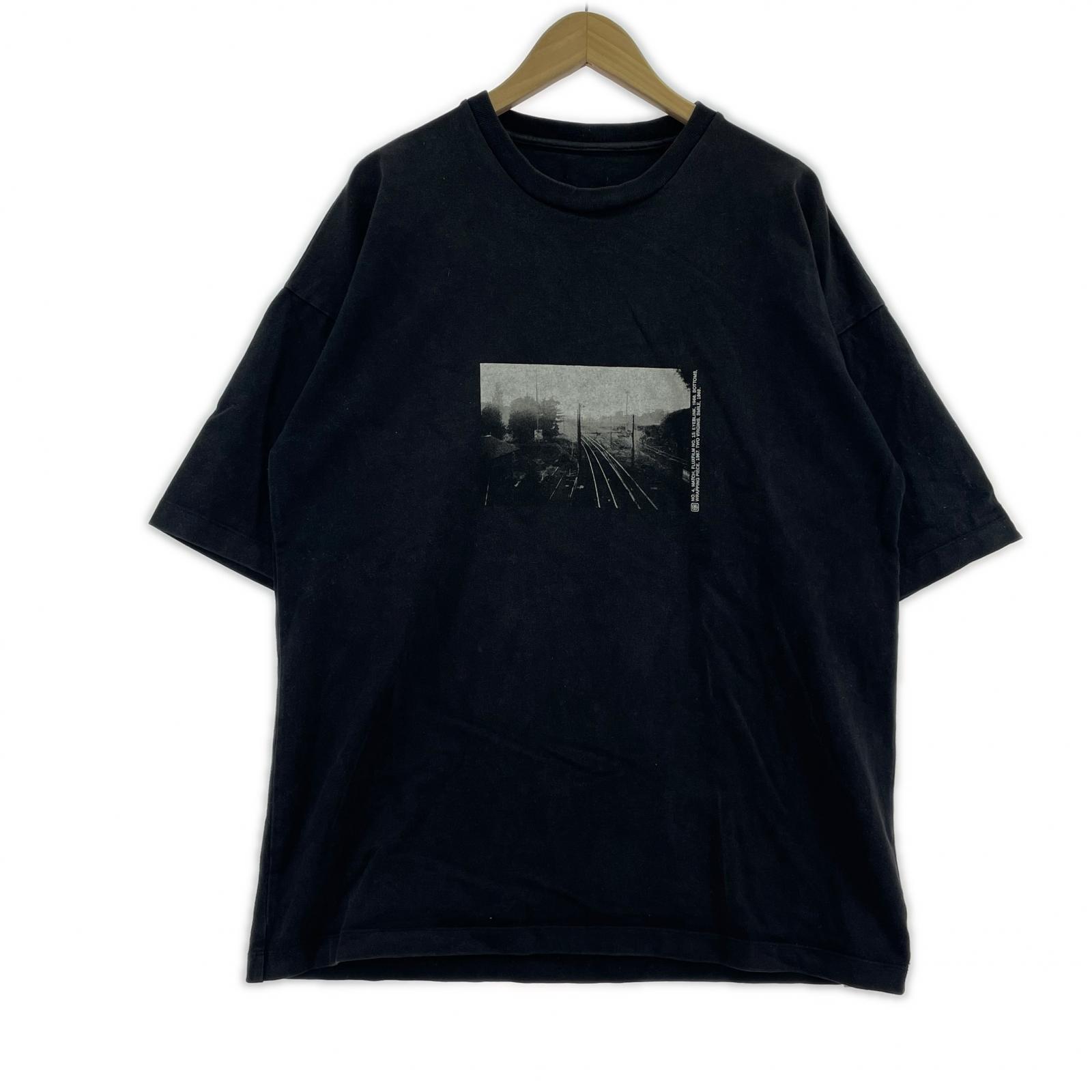 半袖Ｔシャツ S/Sプリントカットソー ブラック (S) S ブラック