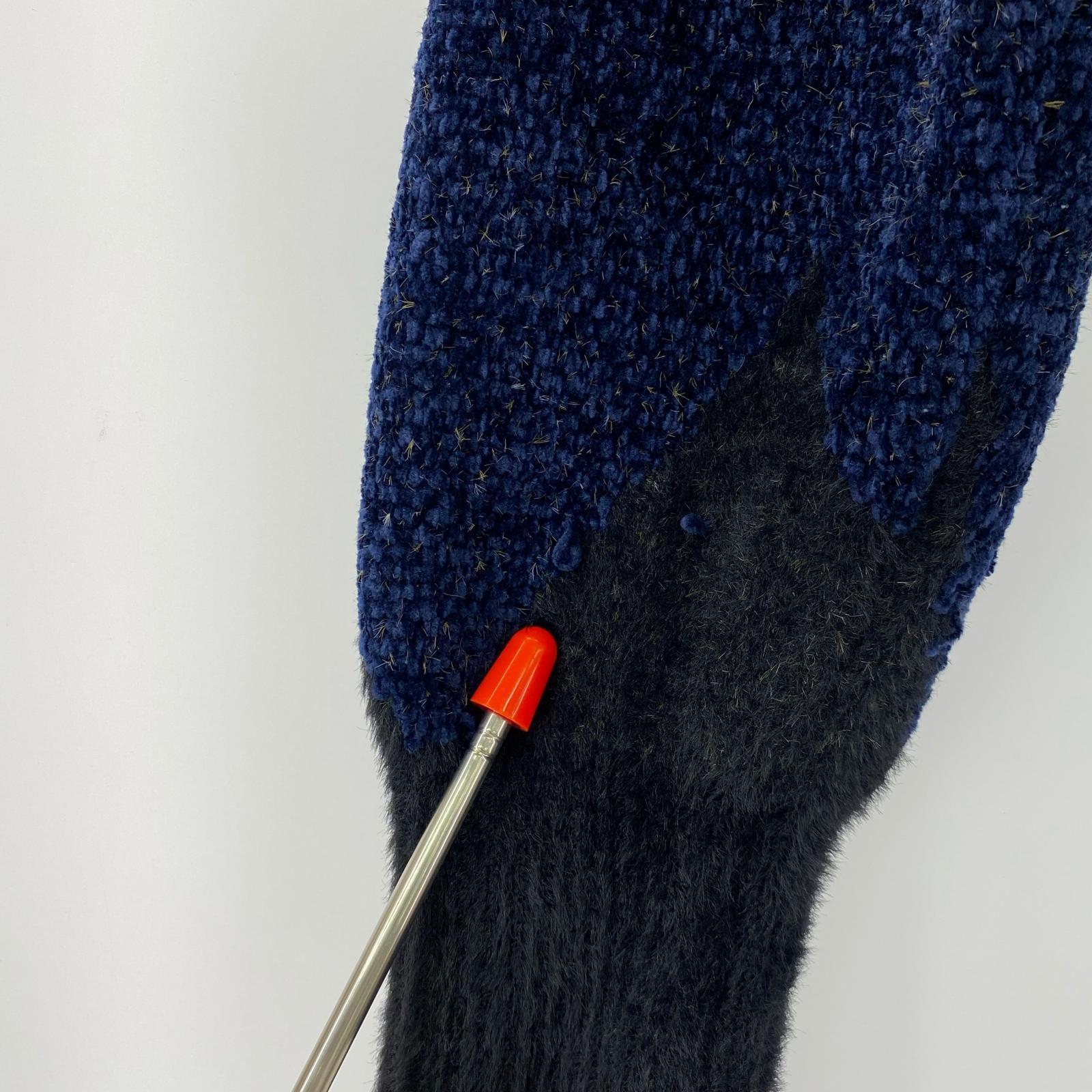 カーディガン 22AW/Jaquard Knit Cardigan/サイズ48 48 ネイビー