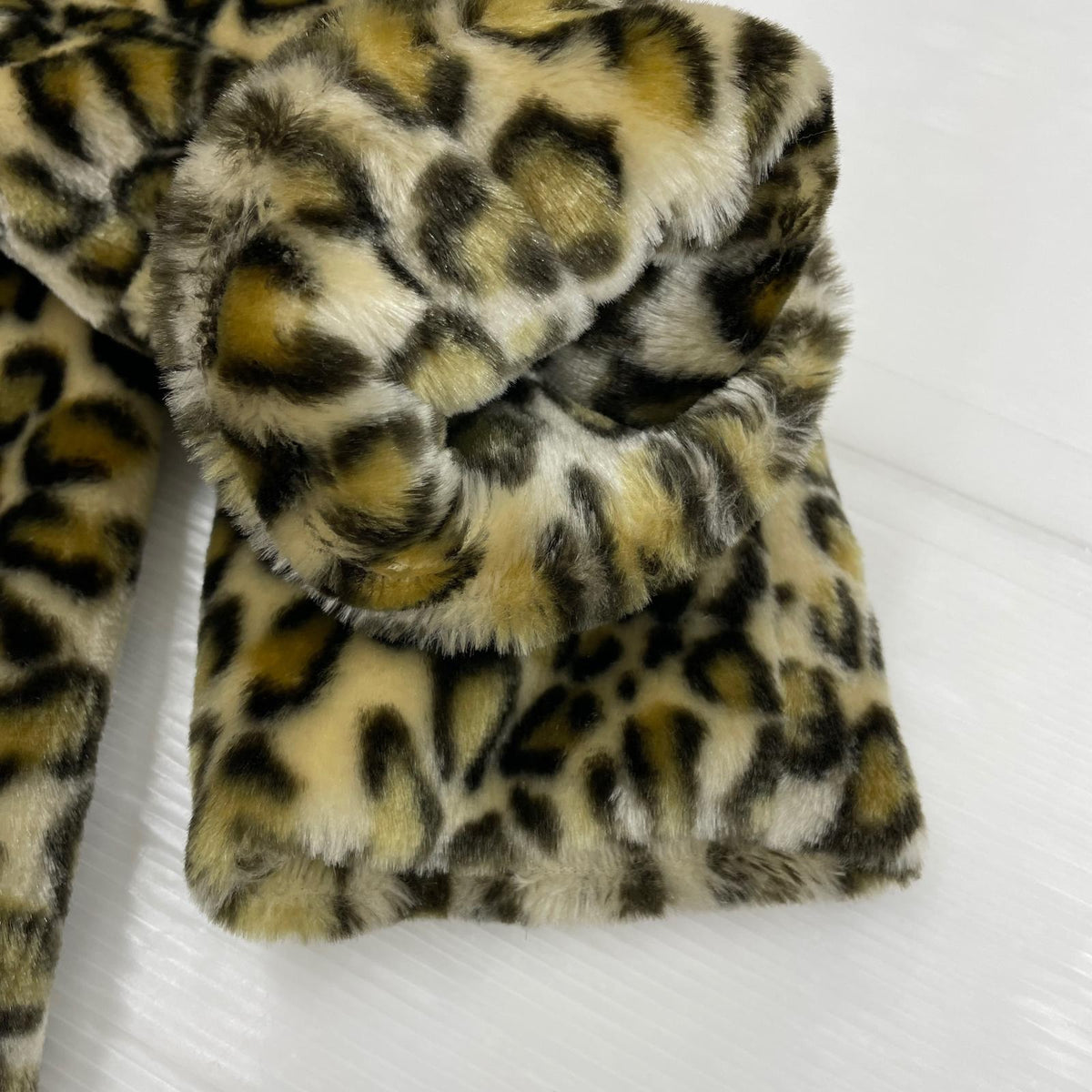 ジャケット レオパードマルチカラーコート M