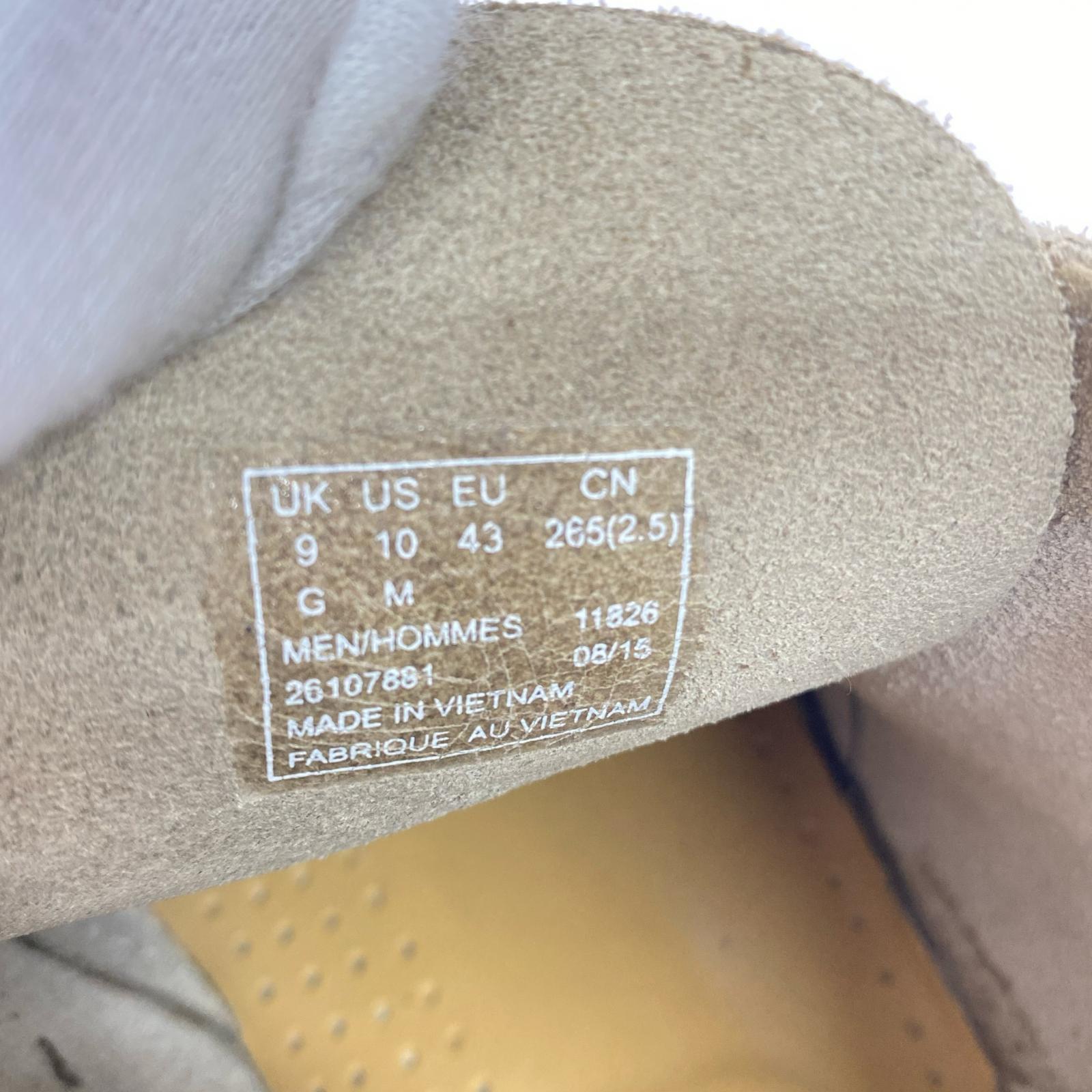 ブーツ Clarks Originals charles f stead ペイントデザートブーツ ベージュ 26.5cm (US8 1/2 UK8 EU43) ベージュ