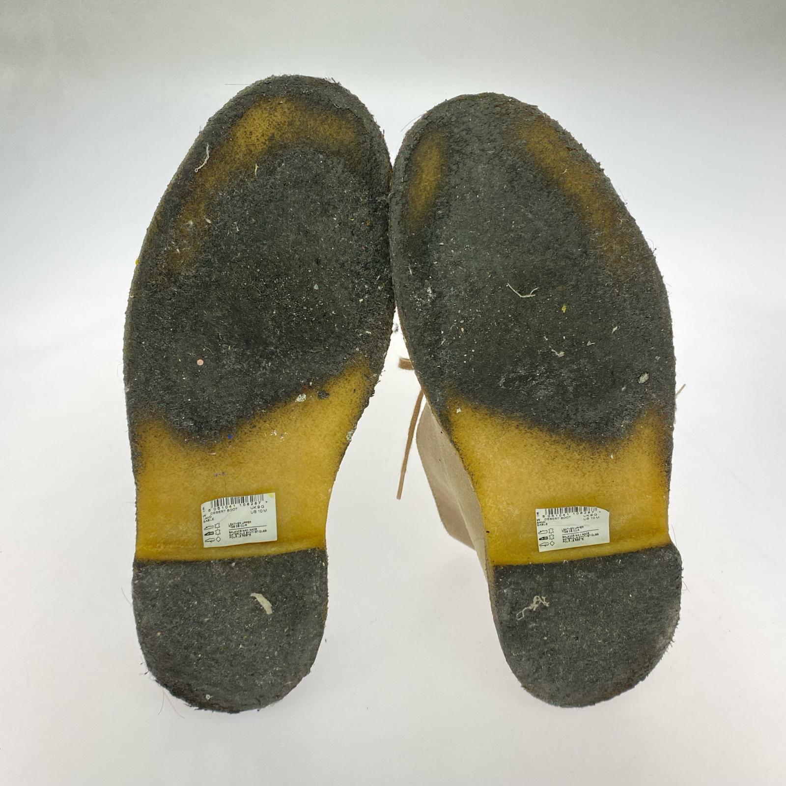 ブーツ Clarks Originals charles f stead ペイントデザートブーツ ベージュ 26.5cm (US8 1/2 UK8 EU43) ベージュ