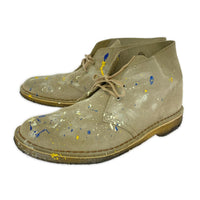 ブーツ Clarks Originals charles f stead ペイントデザートブーツ ベージュ 26.5cm (US8 1/2 UK8 EU43) ベージュ