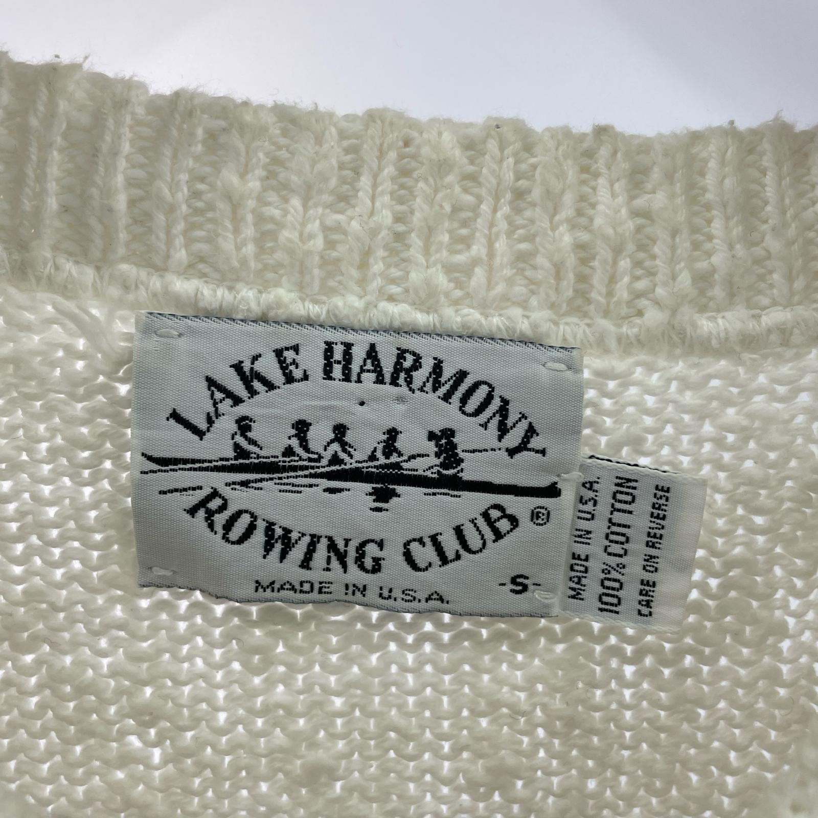 ニット lake harmony powing club S ホワイト