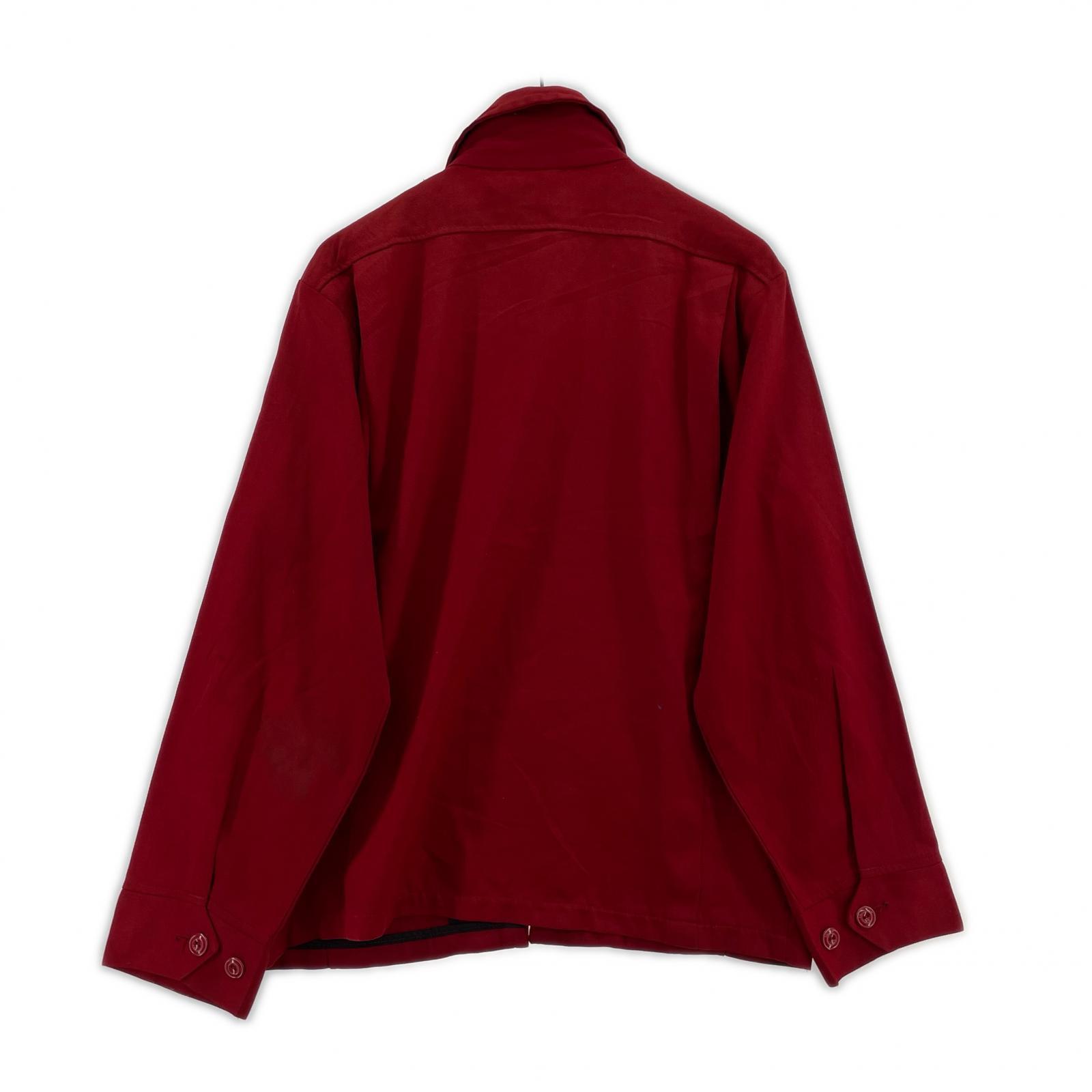 ジャケット UNITOG チェーンステッチ ワークジャケット (42) 赤 42 レッド
