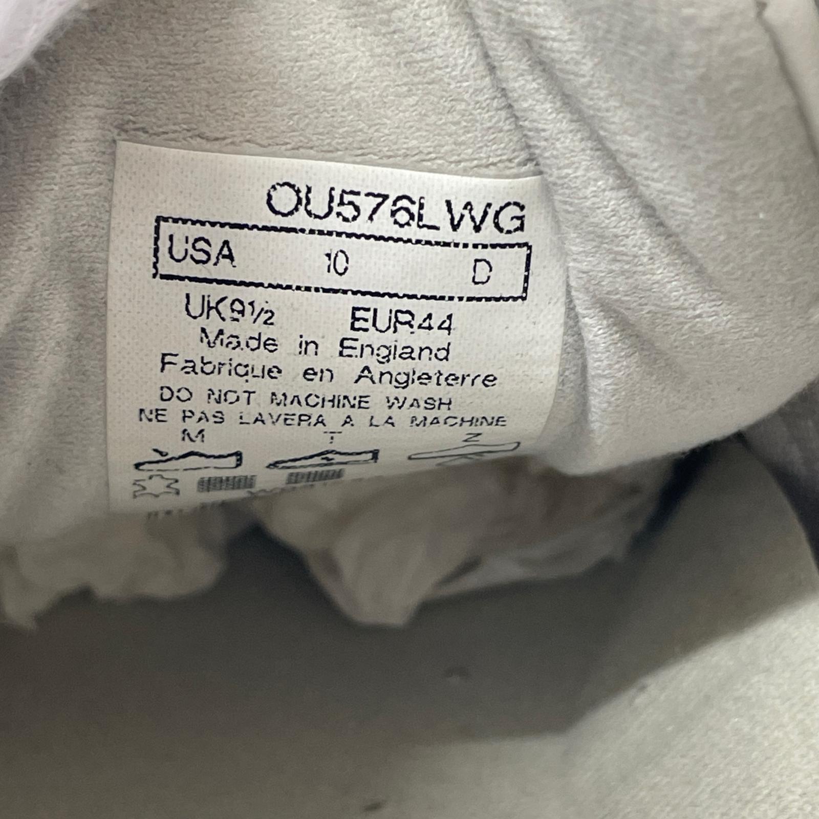 スニーカー OU576LWG/イングランド製/白紺 27cm (US9 UK8 1/2 EU44)
