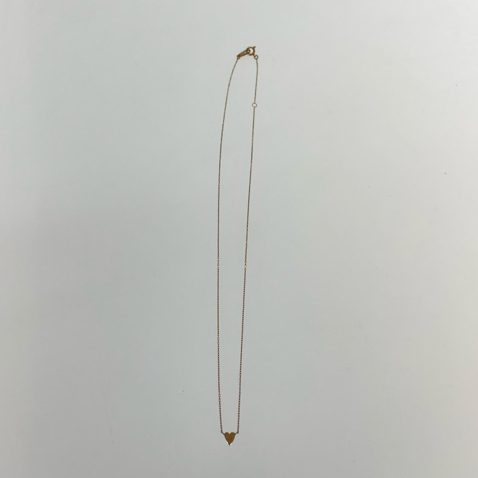 ネックレス K10 ハートネックレス ゴールド