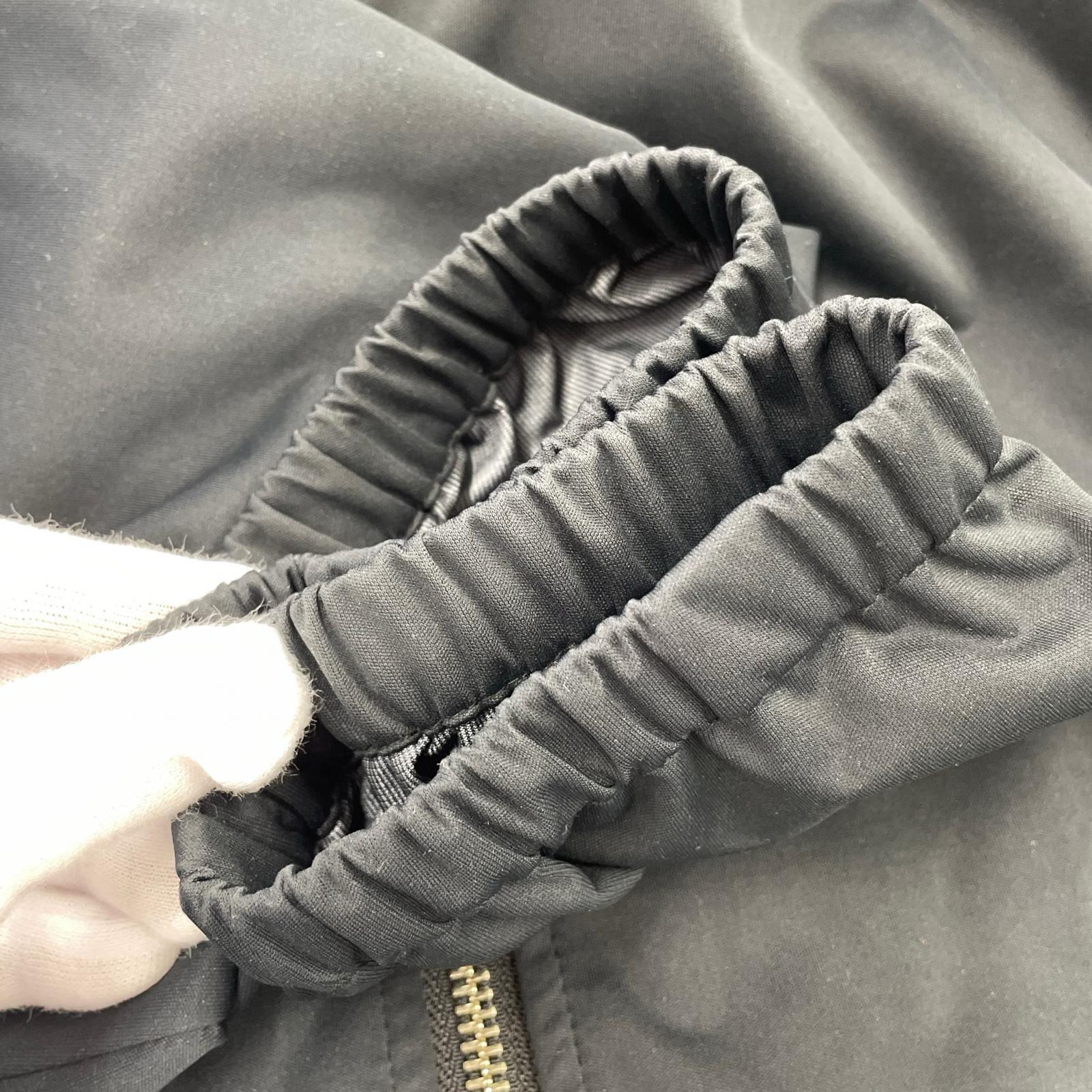 ジャケット 8G COLLARLESS ZIP JACKET 黒 ブラック