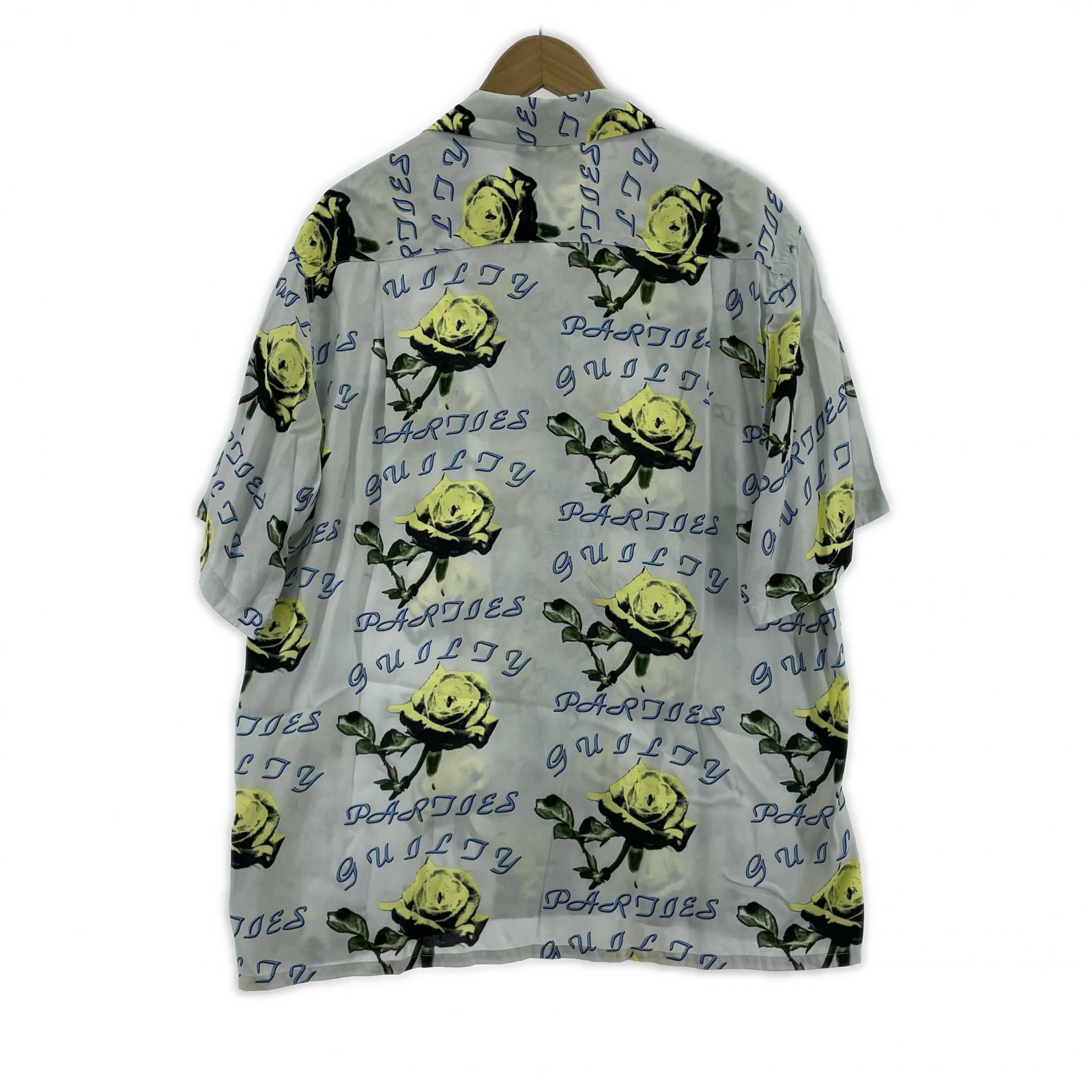 半袖シャツ HAWAIIAN SHIRT S/S (TYPE-3) 薔薇 アロハ M マルチカラー