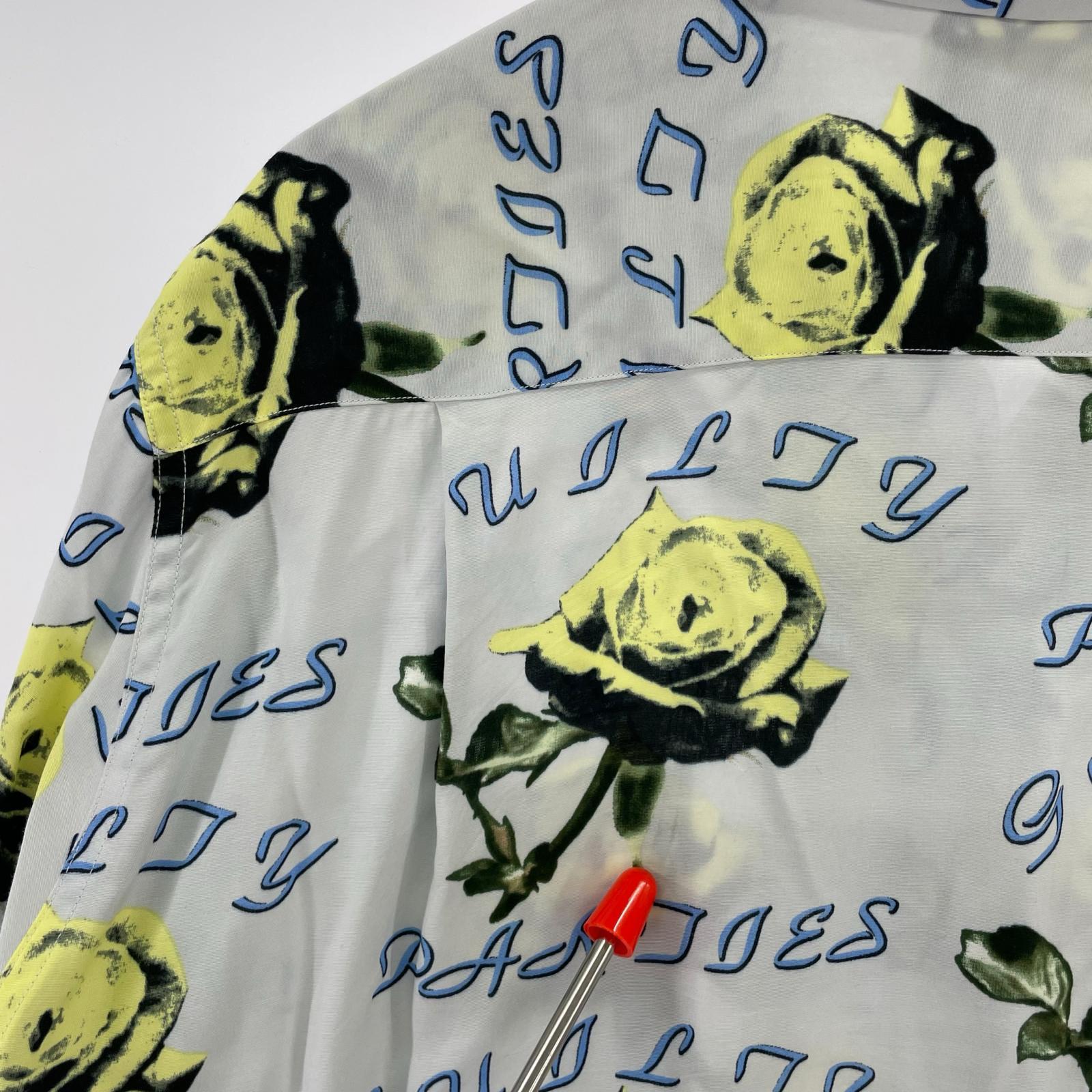 半袖シャツ HAWAIIAN SHIRT S/S (TYPE-3) 薔薇 アロハ M マルチカラー