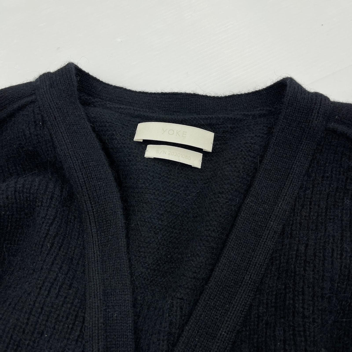 カーディガン attic別注 20AW ALPACA WOOL CARDIGAN 4 4 ブラック