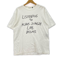 半袖Ｔシャツ 24SS LISTEN TO KLAUS SCHULZE（3） 3 ホワイト