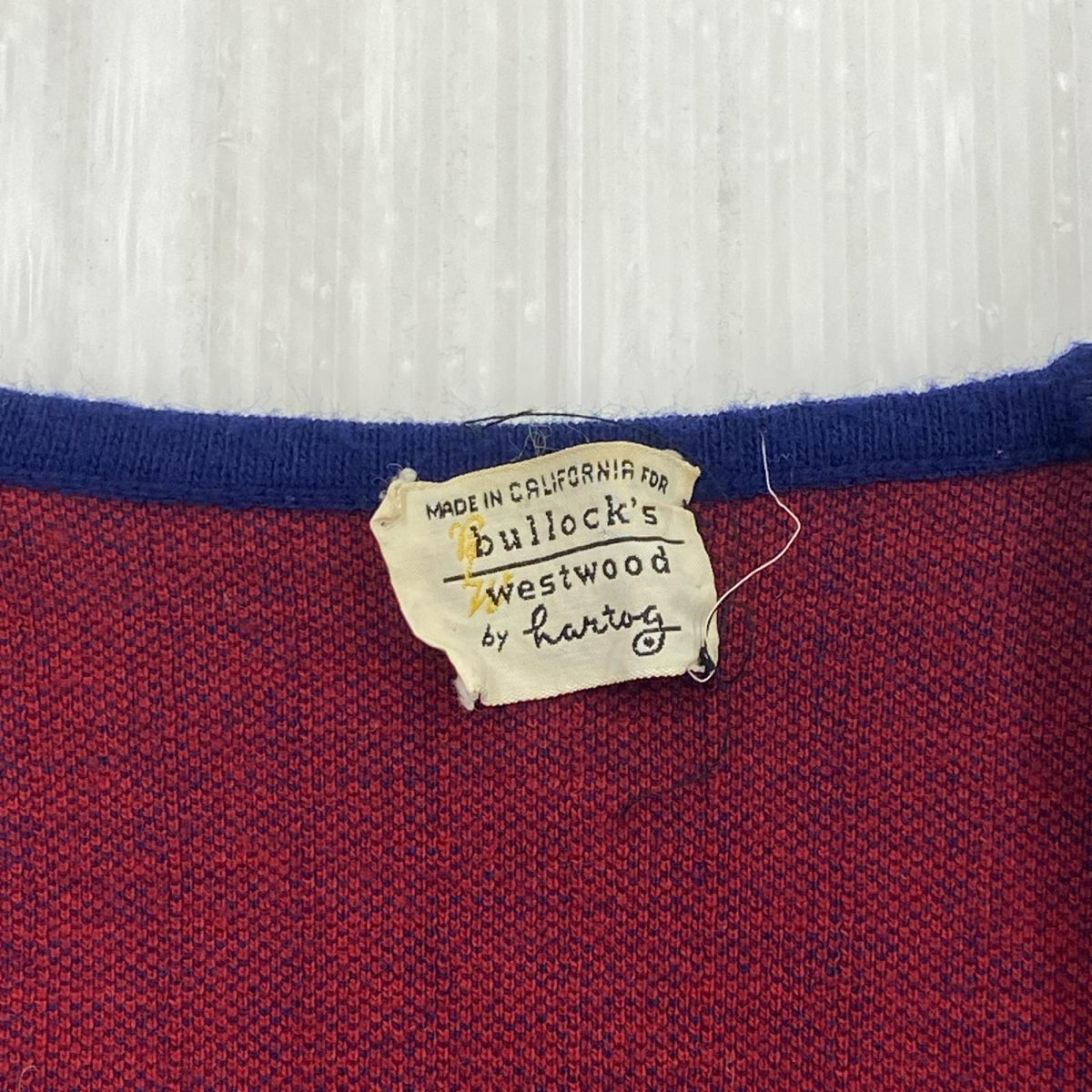スウェット OLD･VINTAGE Bullock's Westwood Hartog ｽﾄﾗｲﾌﾟｽｳｪｯﾄ