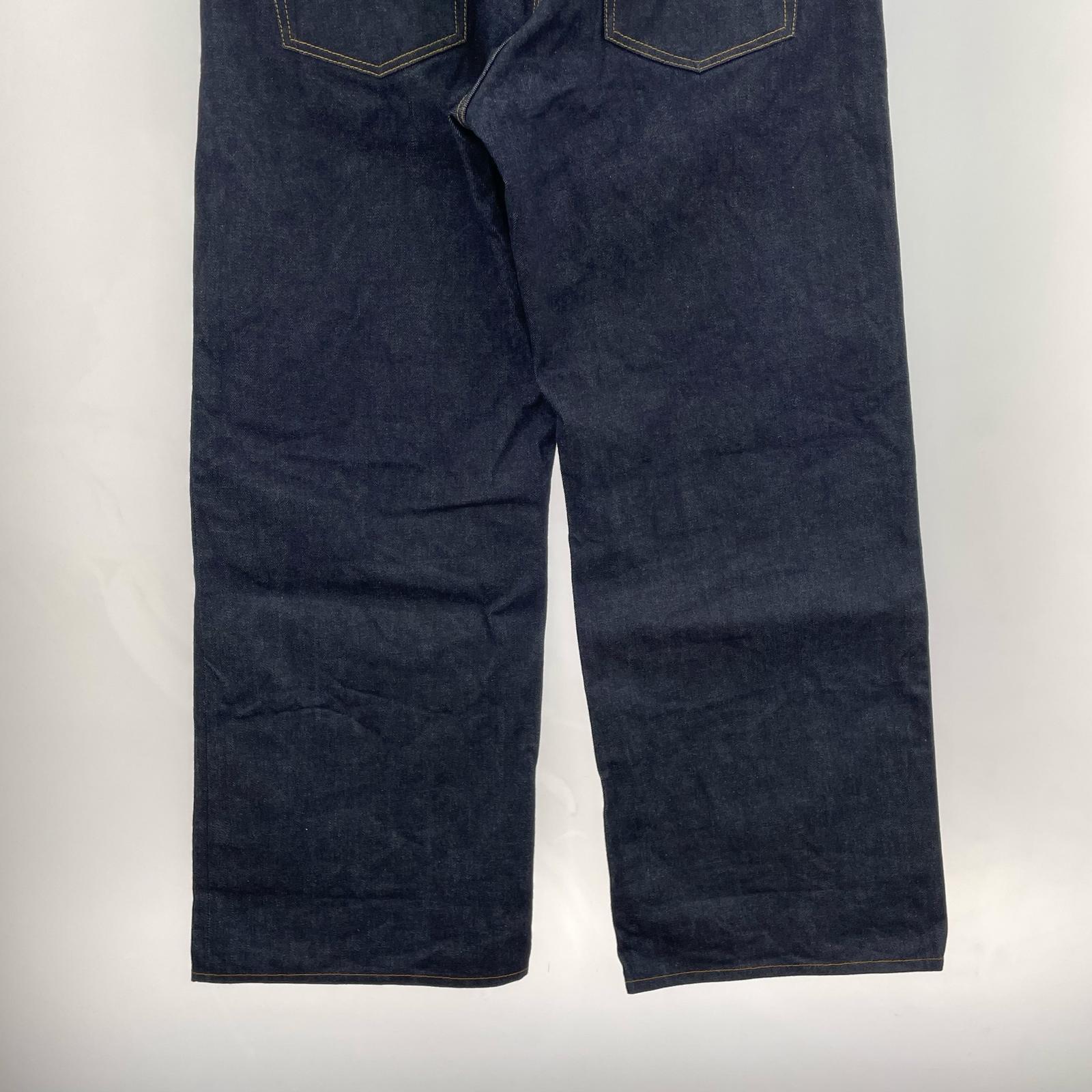 デニムパンツ W.Straight 5poket Denim Pants（36） ネイビー