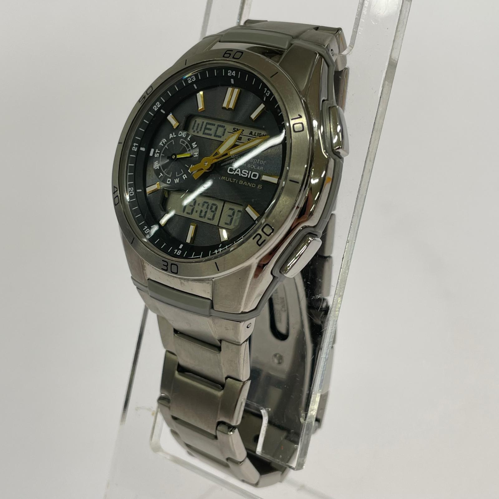 腕時計 CASIO　カシオウェー ブセプター WVA-M650T シルバー