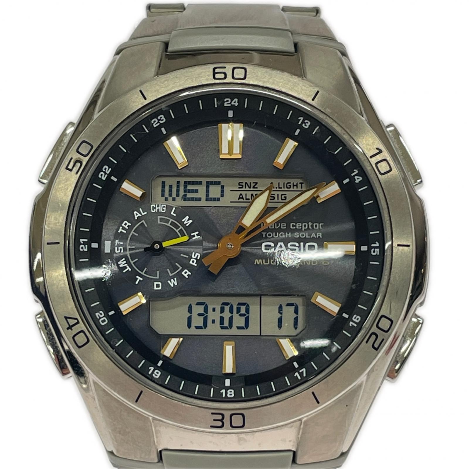 腕時計 CASIO　カシオウェー ブセプター WVA-M650T シルバー