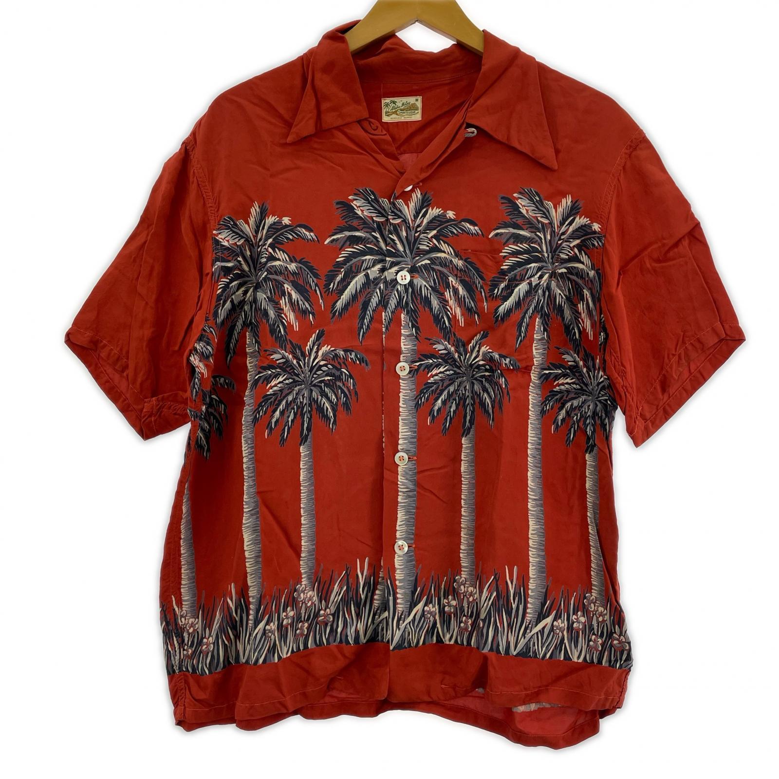 半袖シャツ Aloha McCOY 赤 (M) M レッド