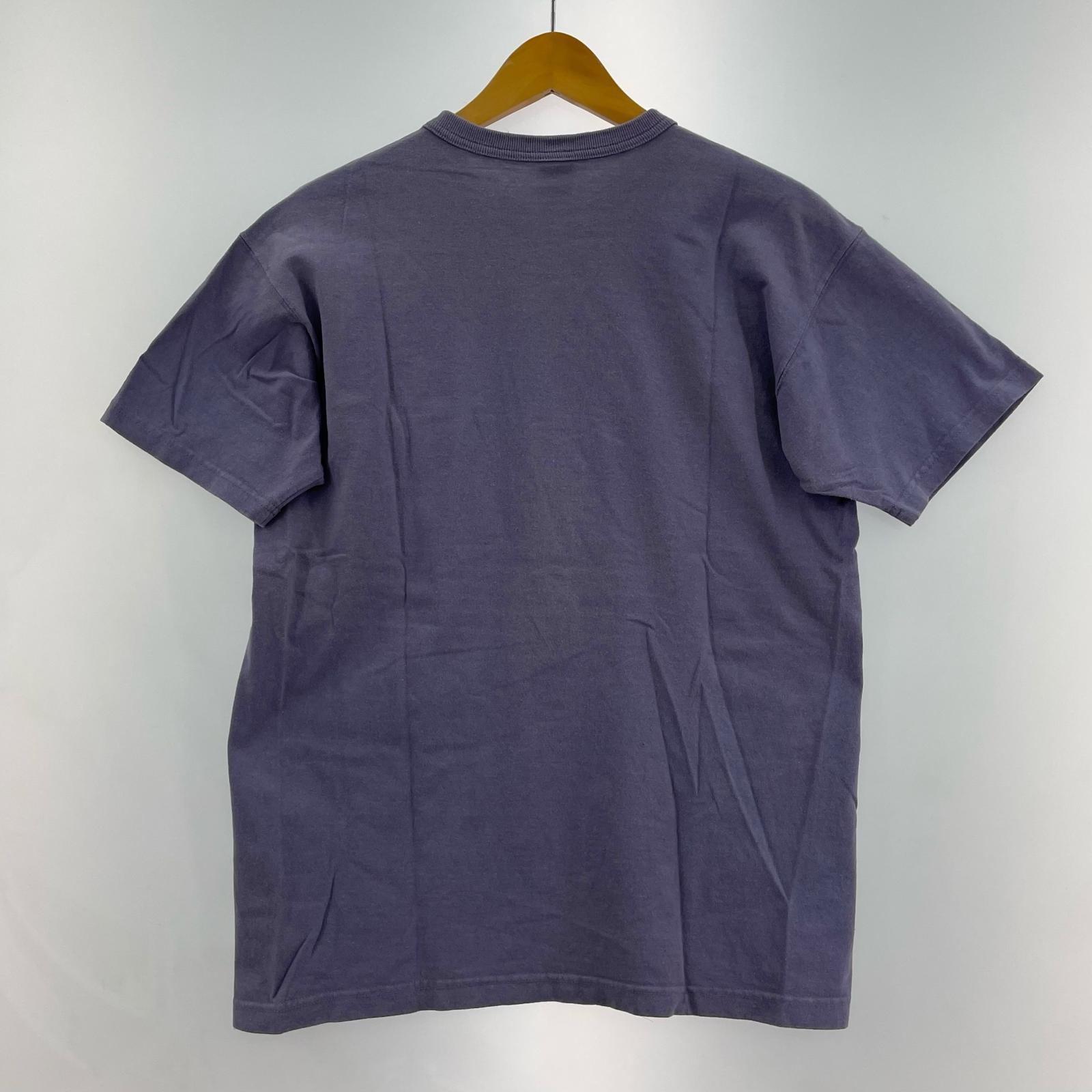 半袖Ｔシャツ ポケT 無地 紫 (L) L パープル