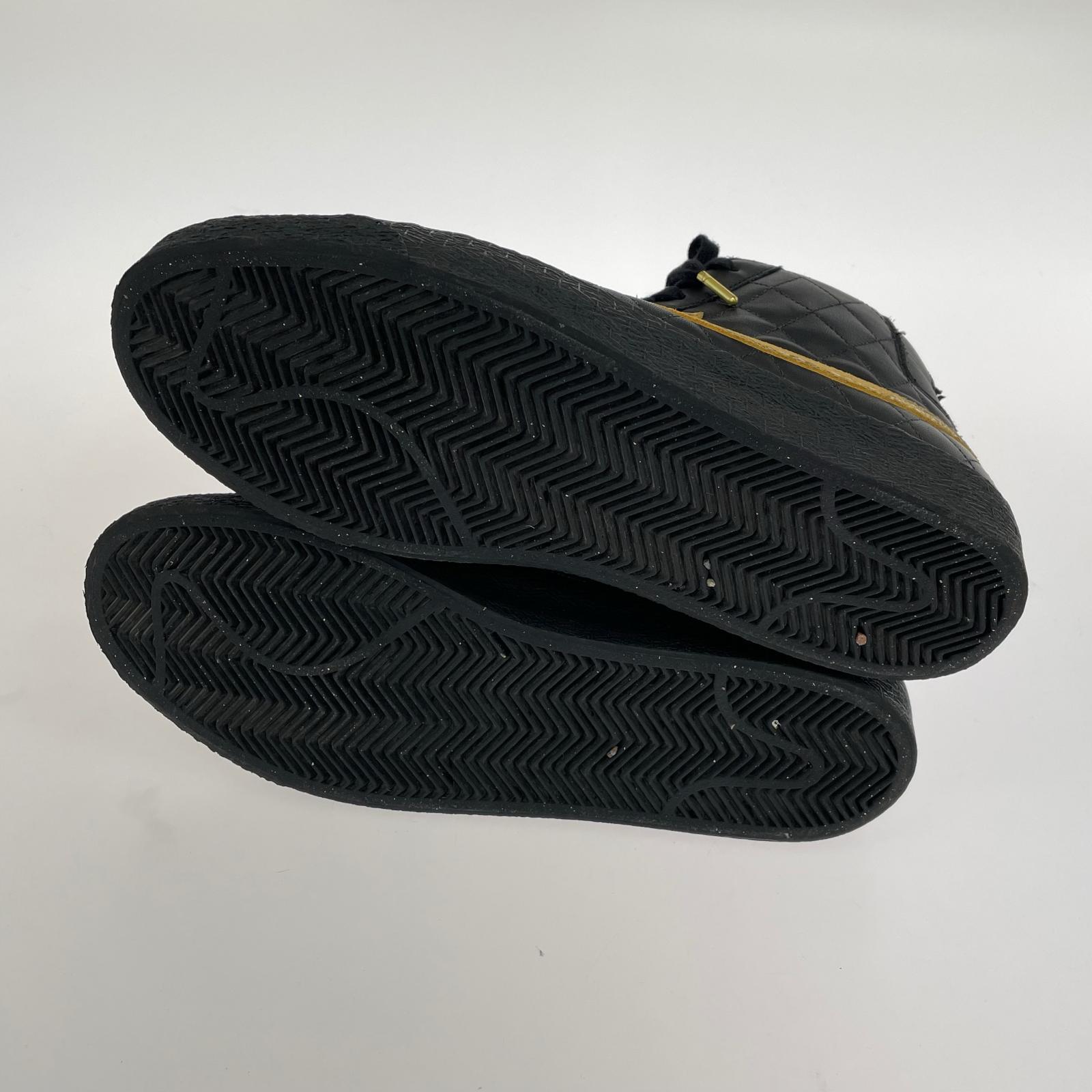 スニーカー SUPREME BLAZER MID US10.5 BLACK 28.5cm (US10 1/2 UK10 EU47) ブラック