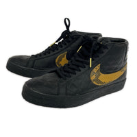 スニーカー SUPREME BLAZER MID US10.5 BLACK 28.5cm (US10 1/2 UK10 EU47) ブラック
