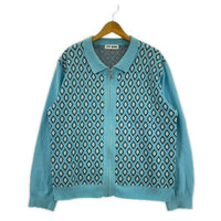 カーディガン 23SS Diamond Knit (M) M ブルー