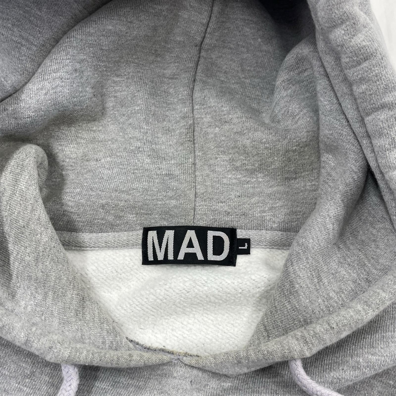 パーカー MAD グレー (L) L グレー