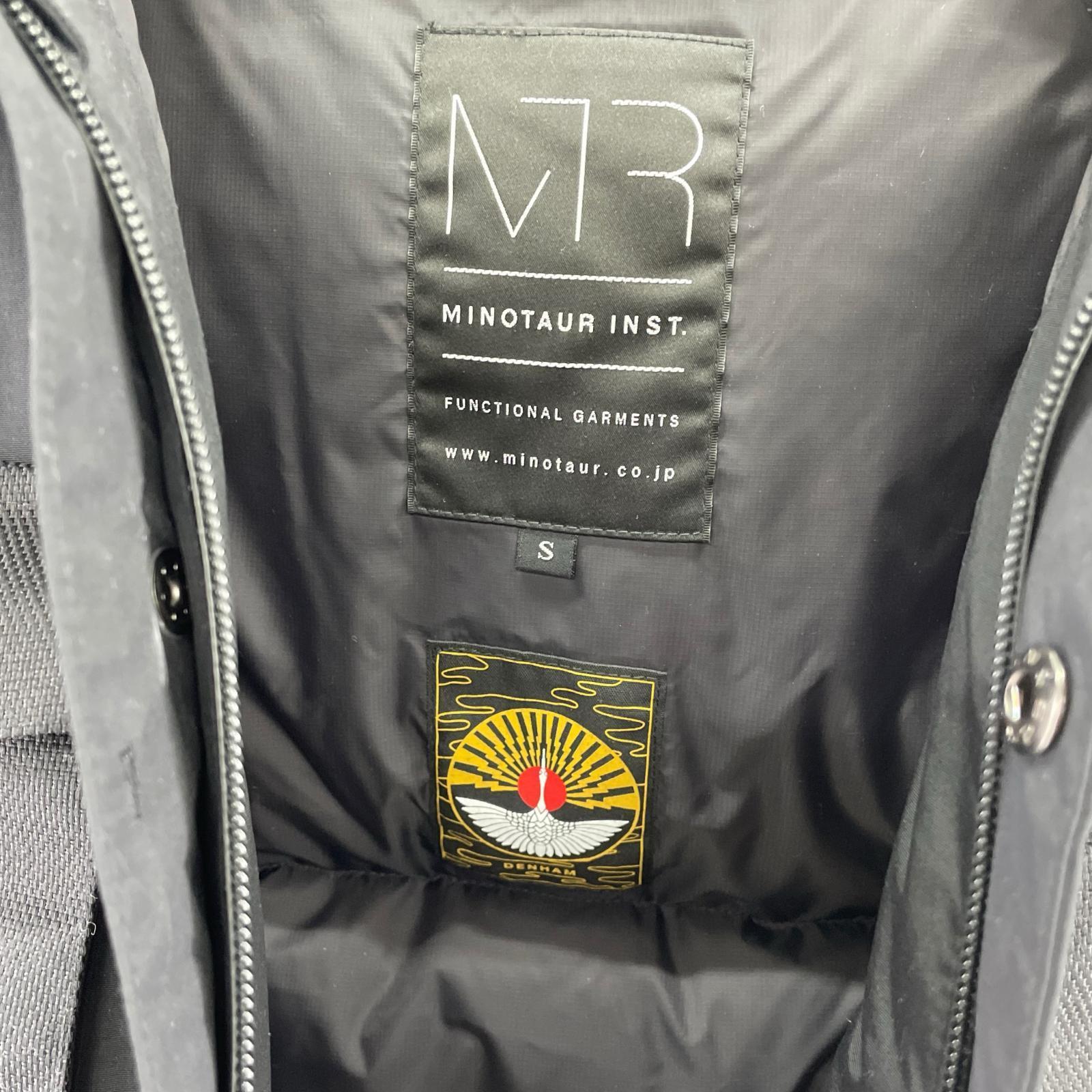 ダウンジャケット DENHAM × MINOTAUR INST. S ブラック