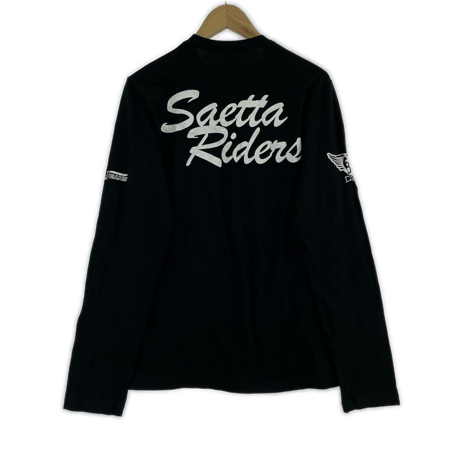長袖Ｔシャツ SAETTA FLYING EAGLE L/S Tee XL BLK ブラック