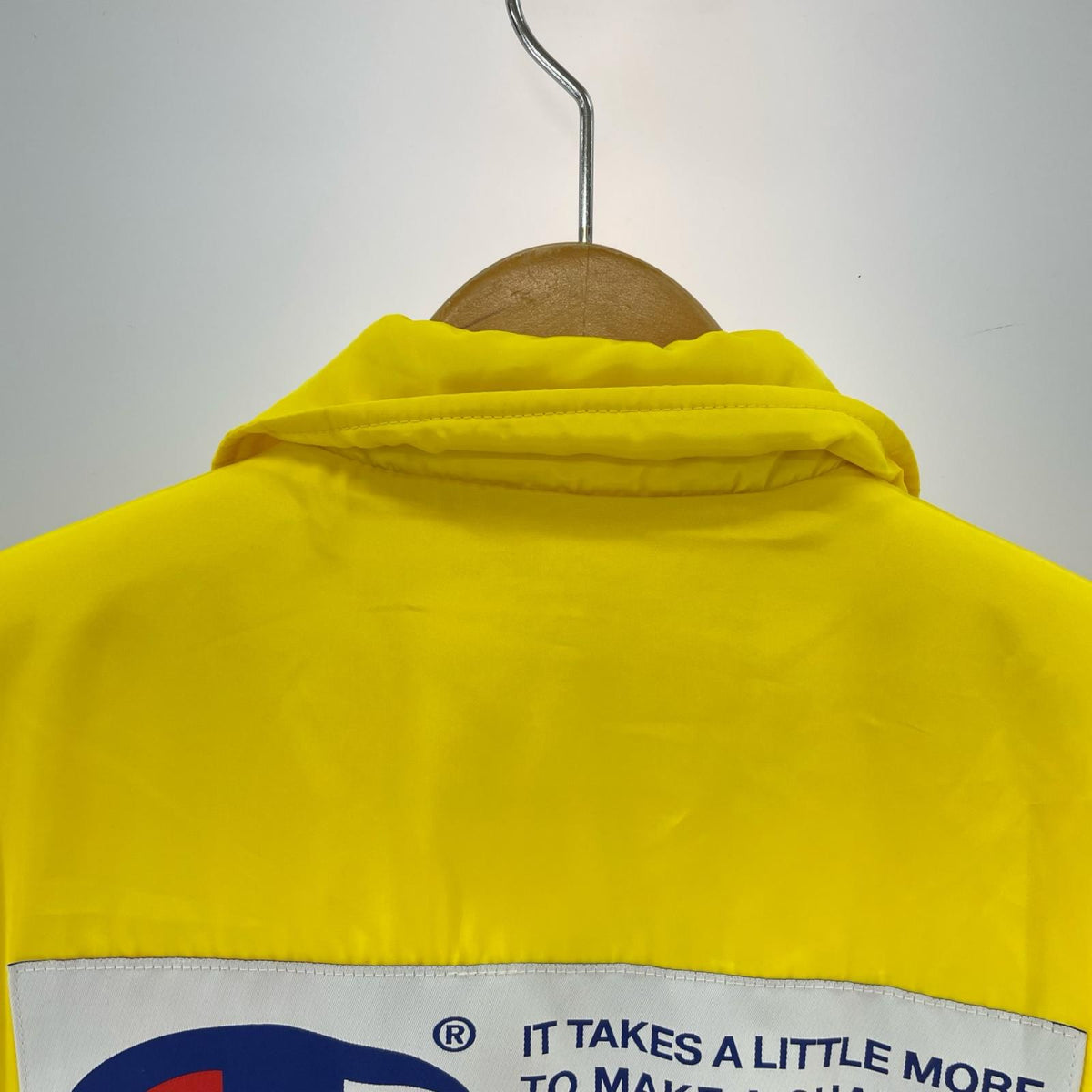 ジャケット ×Champion 裏ボア コーチジャケット 黄 S