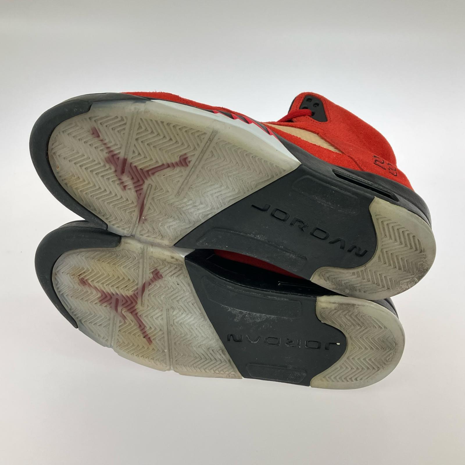 スニーカー AIR JORDAN 5 RETRO RAGING BULL (28.5) DD0587-600 28.5cm (US10 1/2 UK10 EU47) レッド