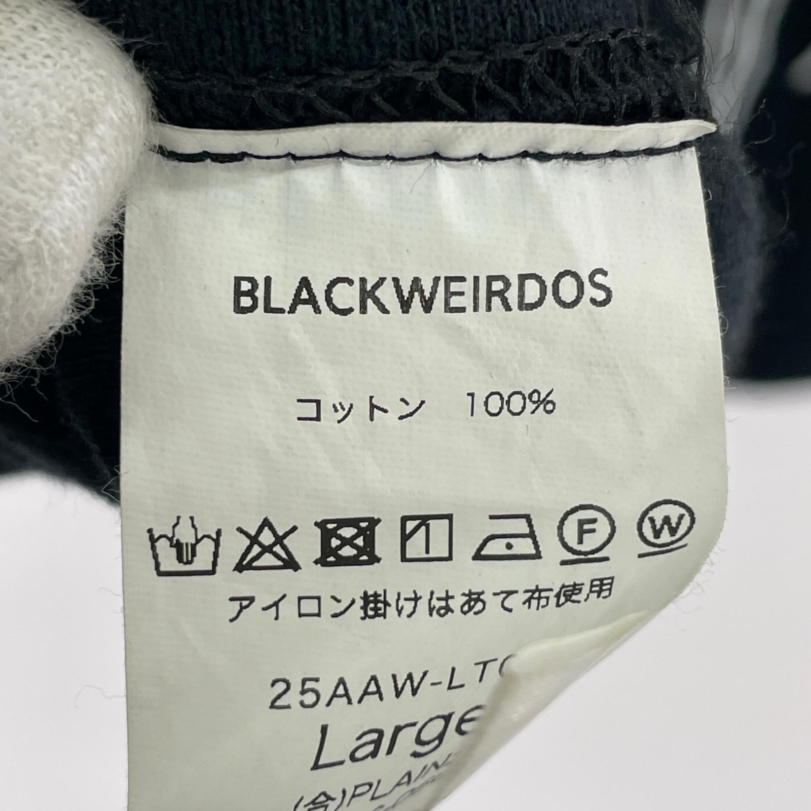 長袖Ｔシャツ BLACK WEIRDOS FULL PANEL LS TEE（L） L ブラック