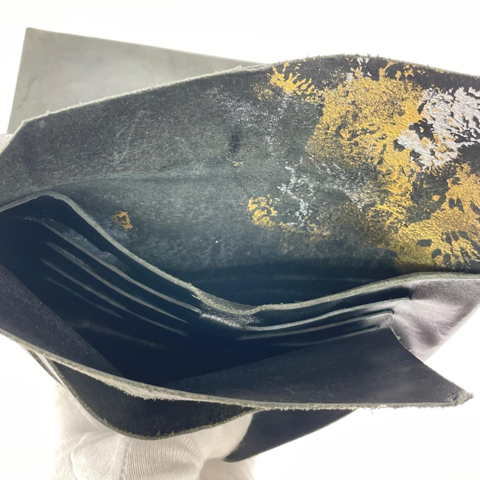長財布 所作 Shosa 三つ折り財布 ブラック