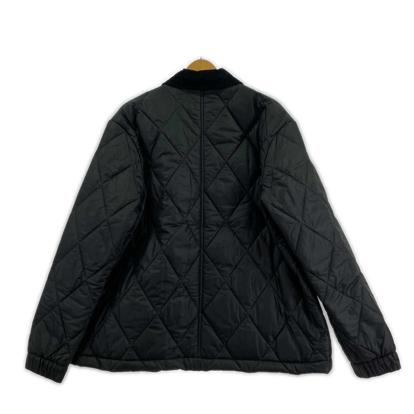 ジャケット THERMORE コーデュロイカラー キルティングジャケット M ブラック