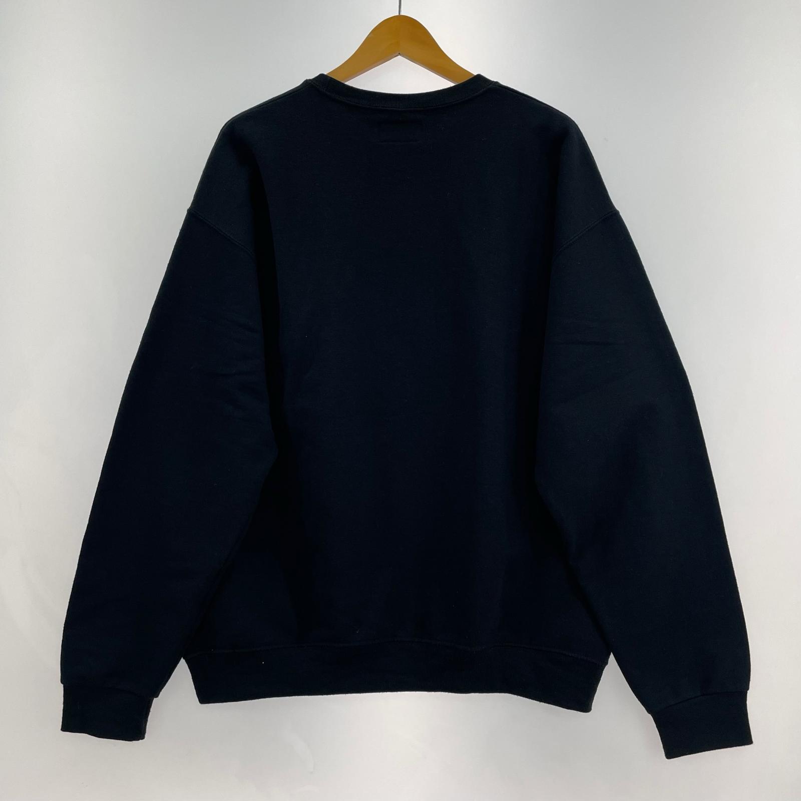 スウェット WACKO MARIA×PULP FICTION 21SS CREW NECK SWEAT SHIRT L 黒 L ブラック