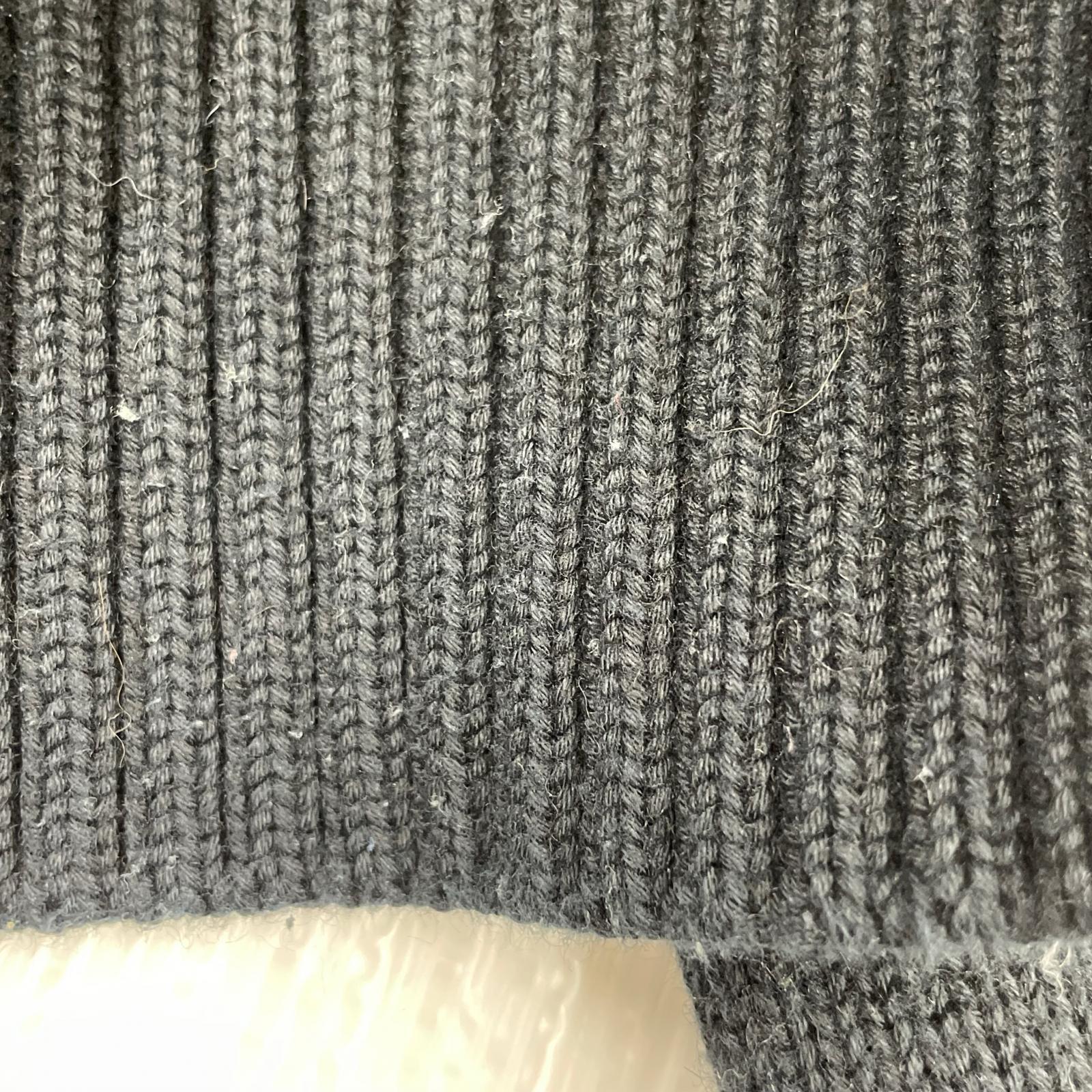 カーディガン BIG HEART KNIT CARDIGAN (XS) ネイビー