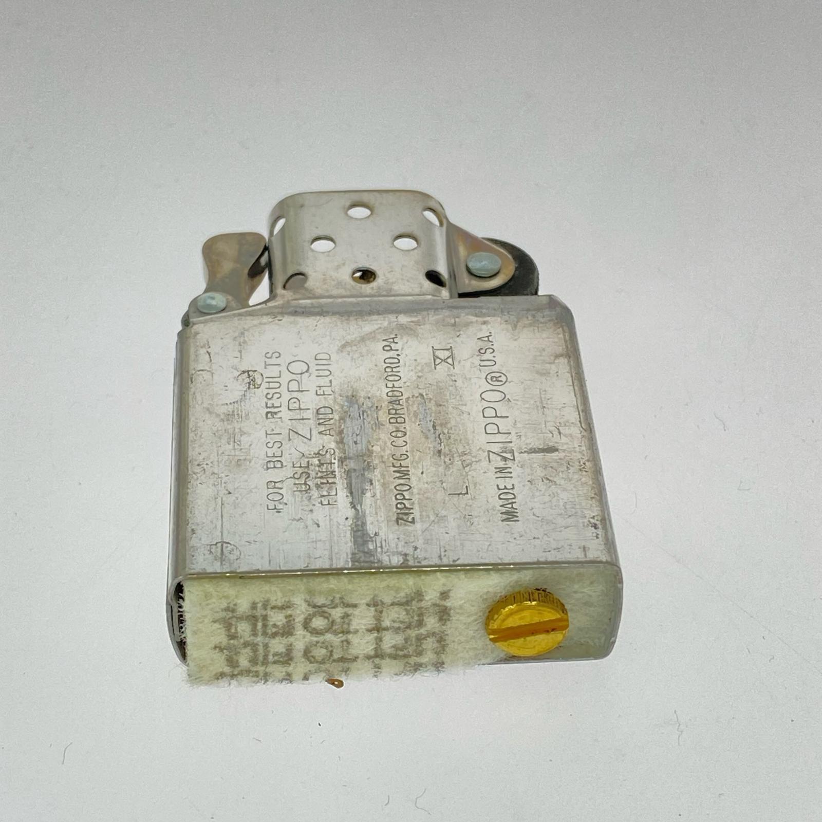 ライター ロゴ刻印 オイルライター シルバー