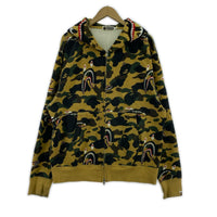 パーカー A BATHING APE 1st CAMO SHARK RELAXED ZIP HOODIE L L