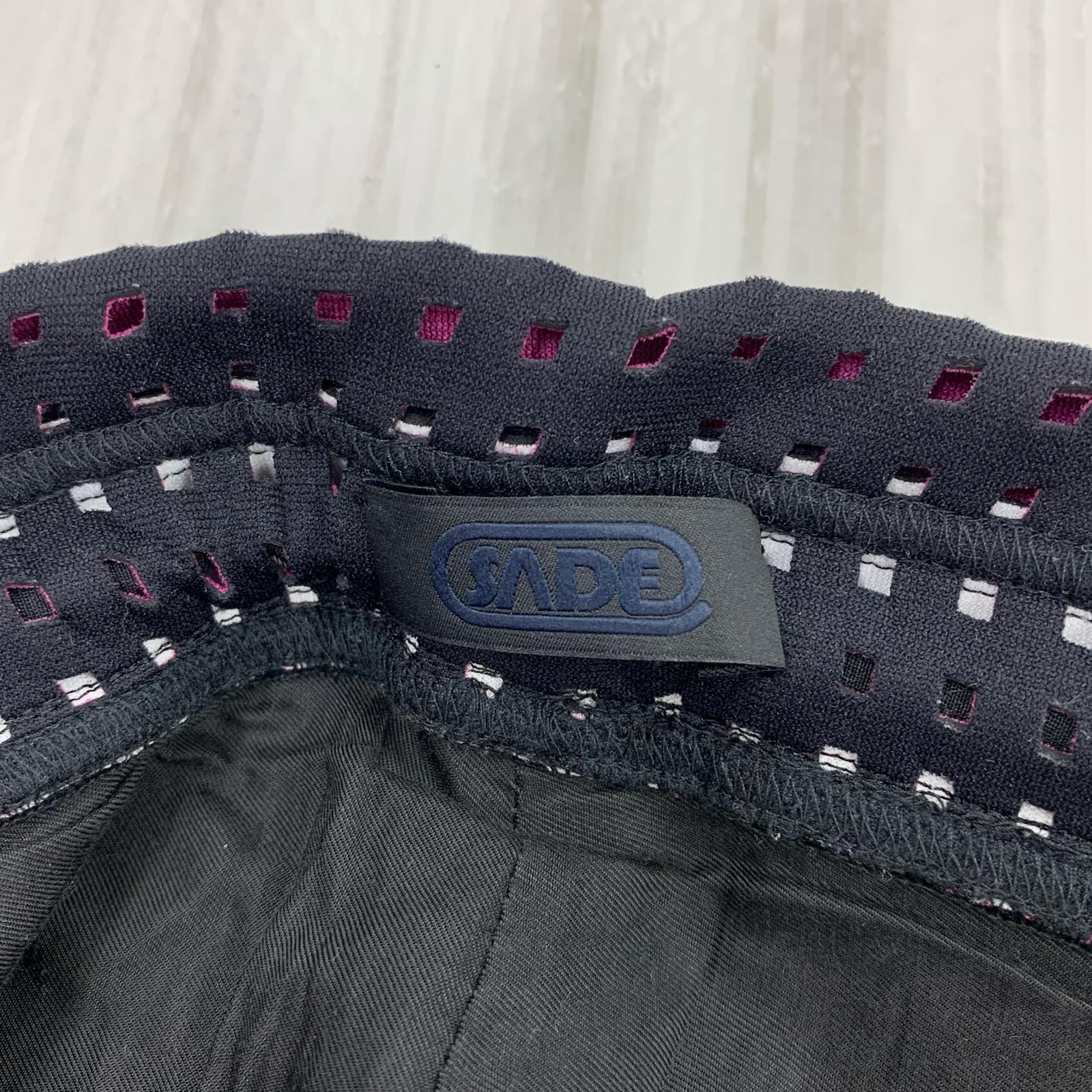 パンツ SADE PT30 クロロプレーンゴム メッシュワイドパンツ 黒 ブラック