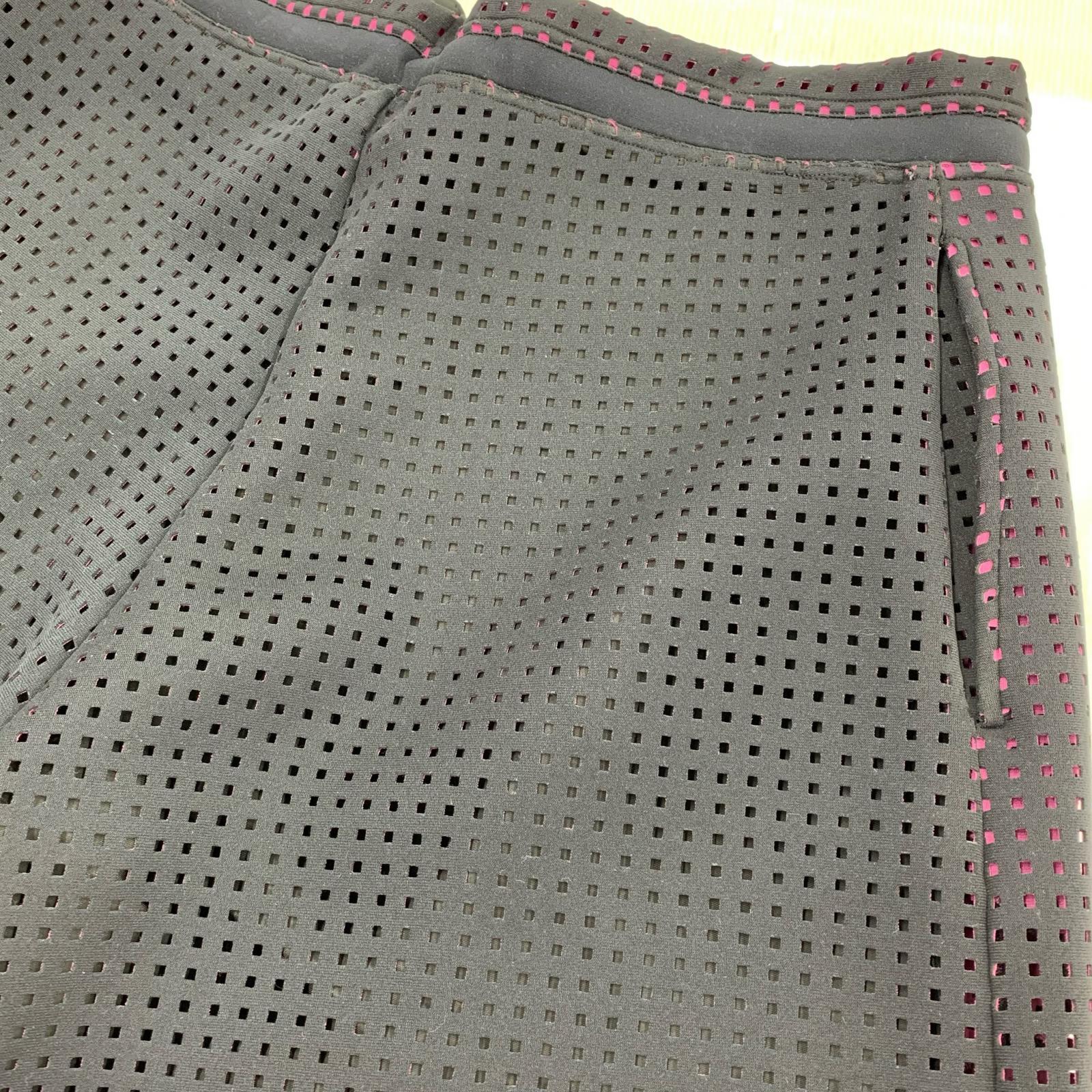 パンツ SADE PT30 クロロプレーンゴム メッシュワイドパンツ 黒 ブラック
