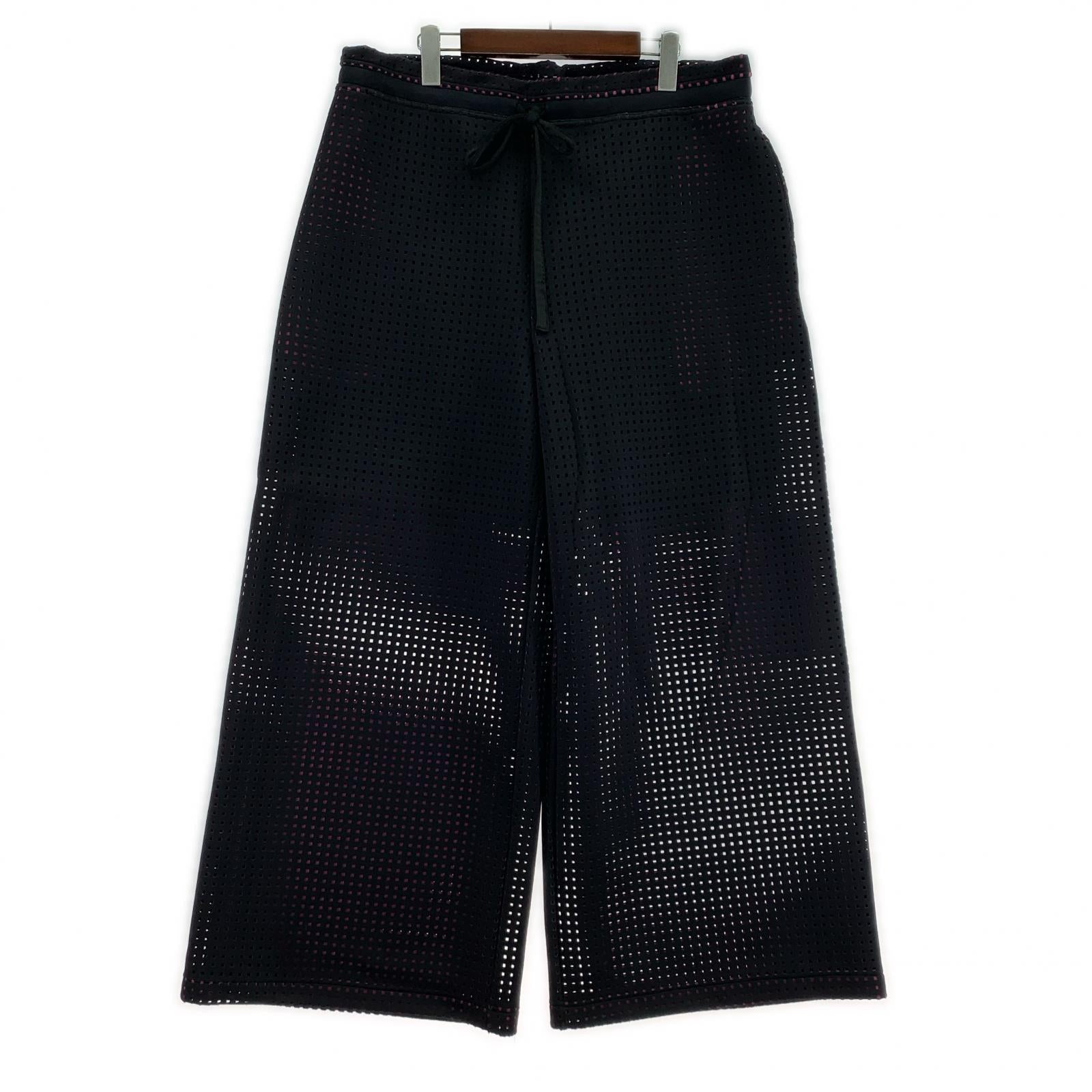 パンツ SADE PT30 クロロプレーンゴム メッシュワイドパンツ 黒 ブラック