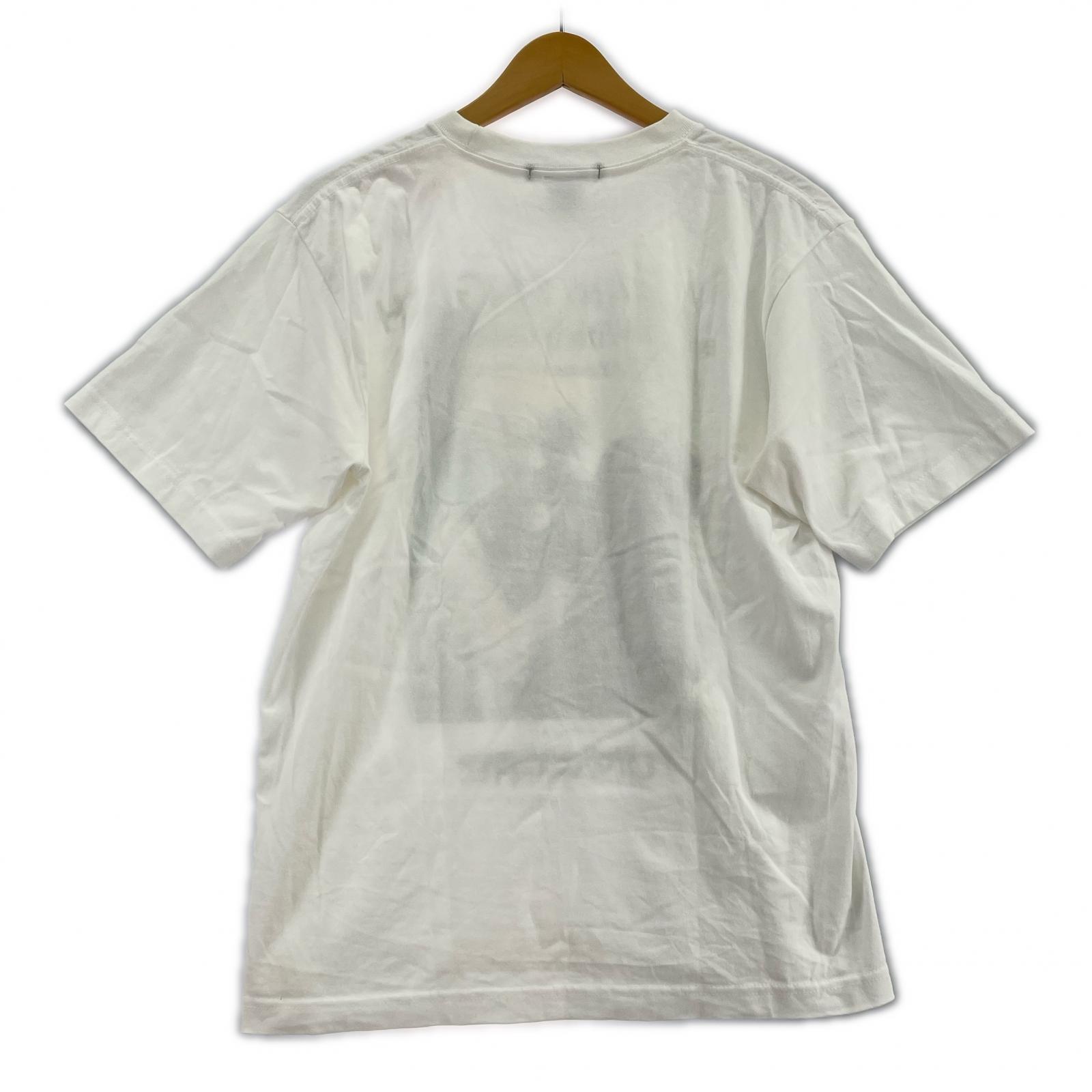 半袖Ｔシャツ PUNKTURE×WILLIAM ENGLISH MASK LOGO TEE M 白 M ホワイト
